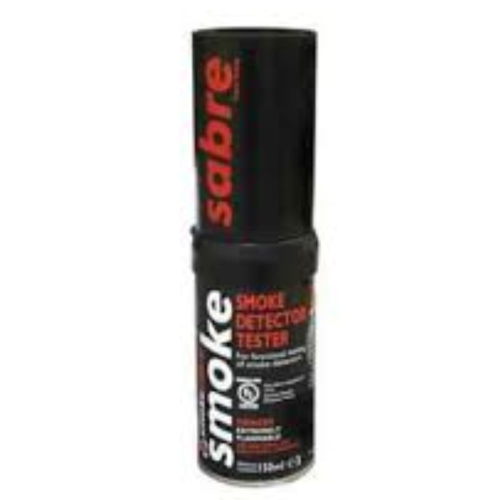 SDI Smoke Sabre Aerosol Smoke Detector Tester - 2.6oz (Case of 12) - Ideal for Fire Safety Inspections & Alarm System Testing