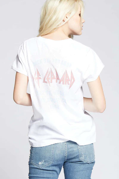 Def Leppard Rock Brigade Vintage T-Shirt - Classic Band Tee for Men & Women - Soft Cotton White Retro Concert Shirt - Perfect for Concerts, Gifts & Rock Music Fans