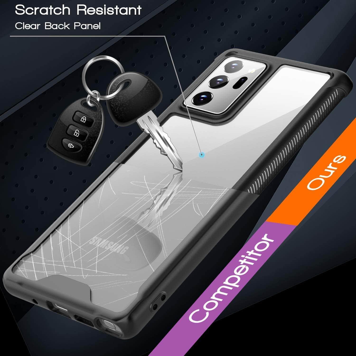Samsung Galaxy Note 20 Ultra 5G Phone Case with Built-in Screen Protector - Full Body Protection for Work & Travel
