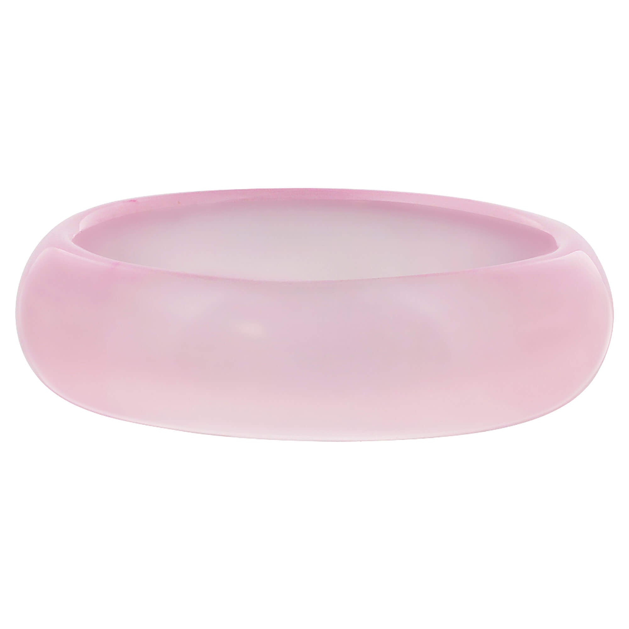 Natural Pink Agate Gemstone Ring - 6mm Unisex Band for Men & Women | Handmade Polished Agate Jewelry for Everyday Wear, Anniversary Gift & Spiritual Healing