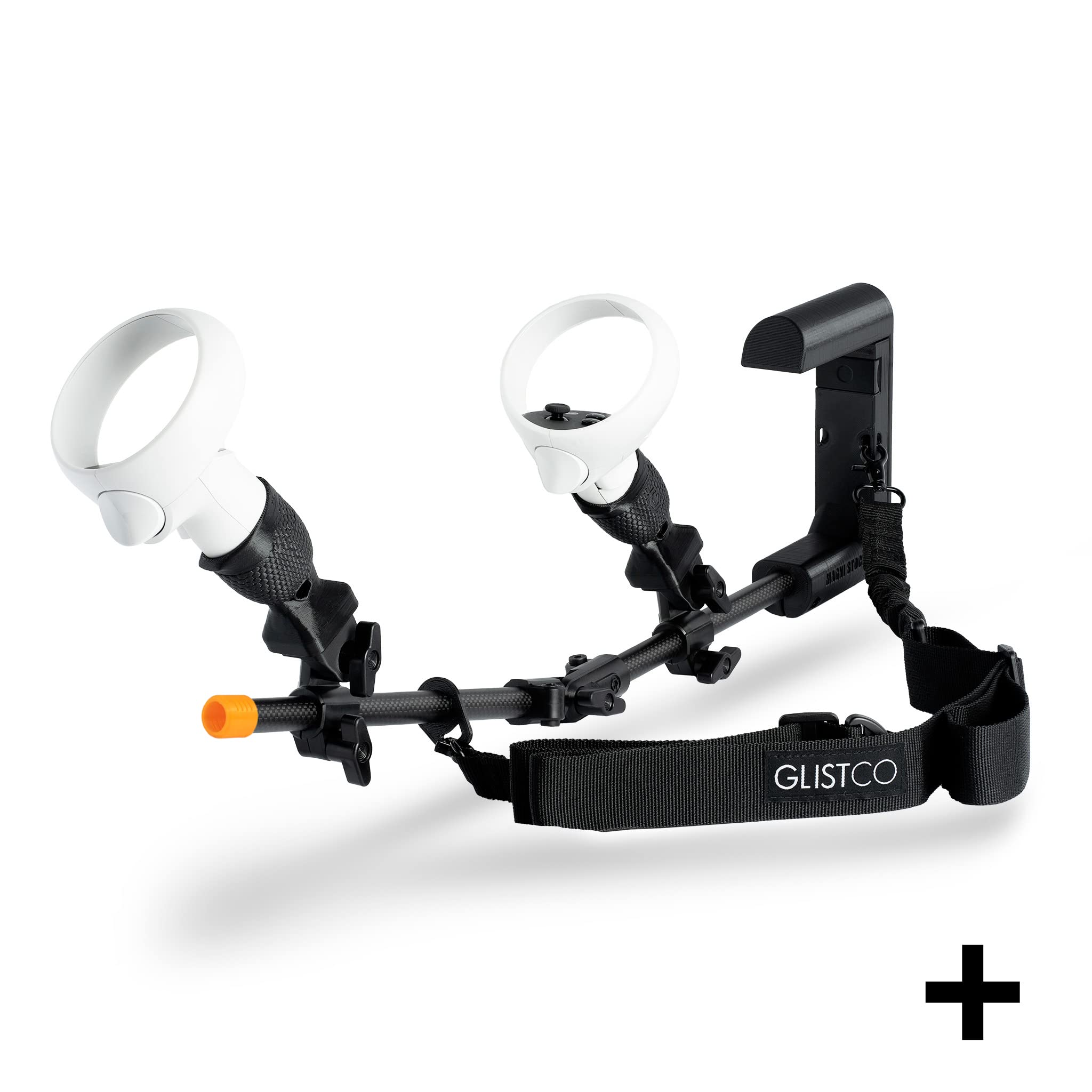 Magni Stock+ VR Carbon Fiber Controller Rifle Adapter - Compatible with Meta Quest 2, Quest Pro & Quest - Perfect for VR Shooting Games & Tactical Training