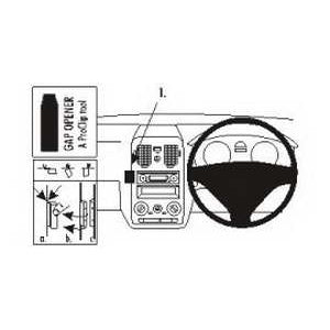 ClicOn No Holes Angled Dash Mount for Hyundai Getz (2006-2010) - Secure Phone Holder for Easy Navigation & Hands-Free Driving