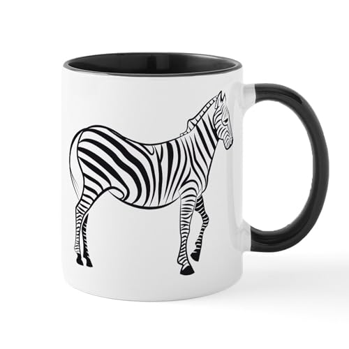 White/Black Inside - Wild Zebra Mug