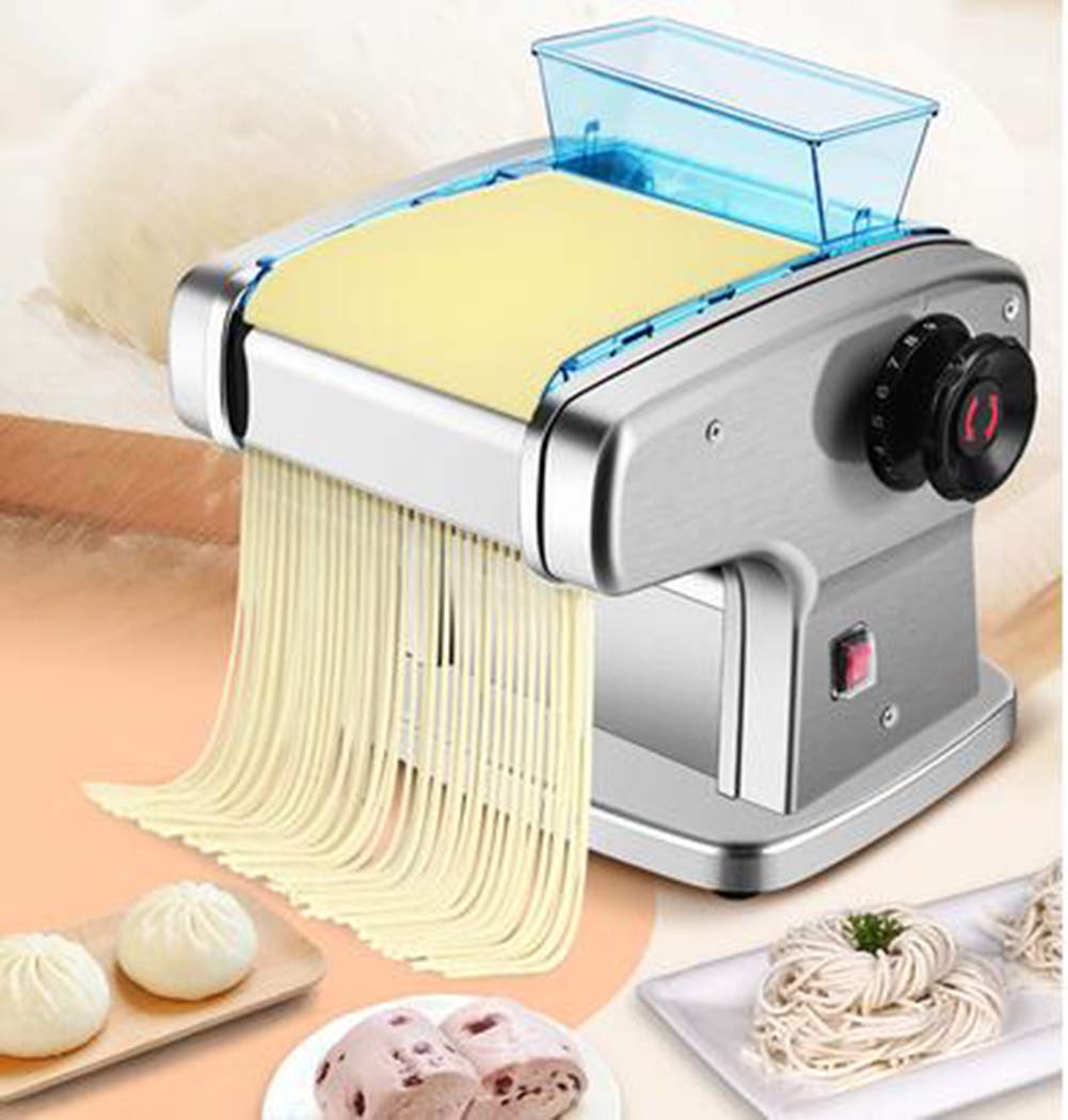 Premium Electric Pasta Maker Machine - 9-Speed Adjustable Thickness (2.5mm/4mm Blades) with Spaghetti Roller & Hanger - 220V Automatic Noodle Press for Homemade Pasta - Perfect for Italian Cuisine, Family Dinners & Restaurant Use