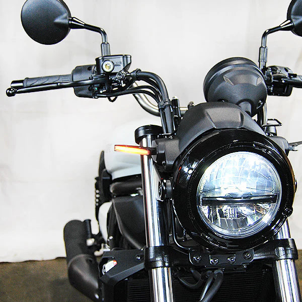 Kawasaki Eliminator 450 Front Turn Signals (2024-Present) - LED Motorcycle Indicators for Enhanced Visibility & Safety - Perfect for Night Riding & Urban Commuting