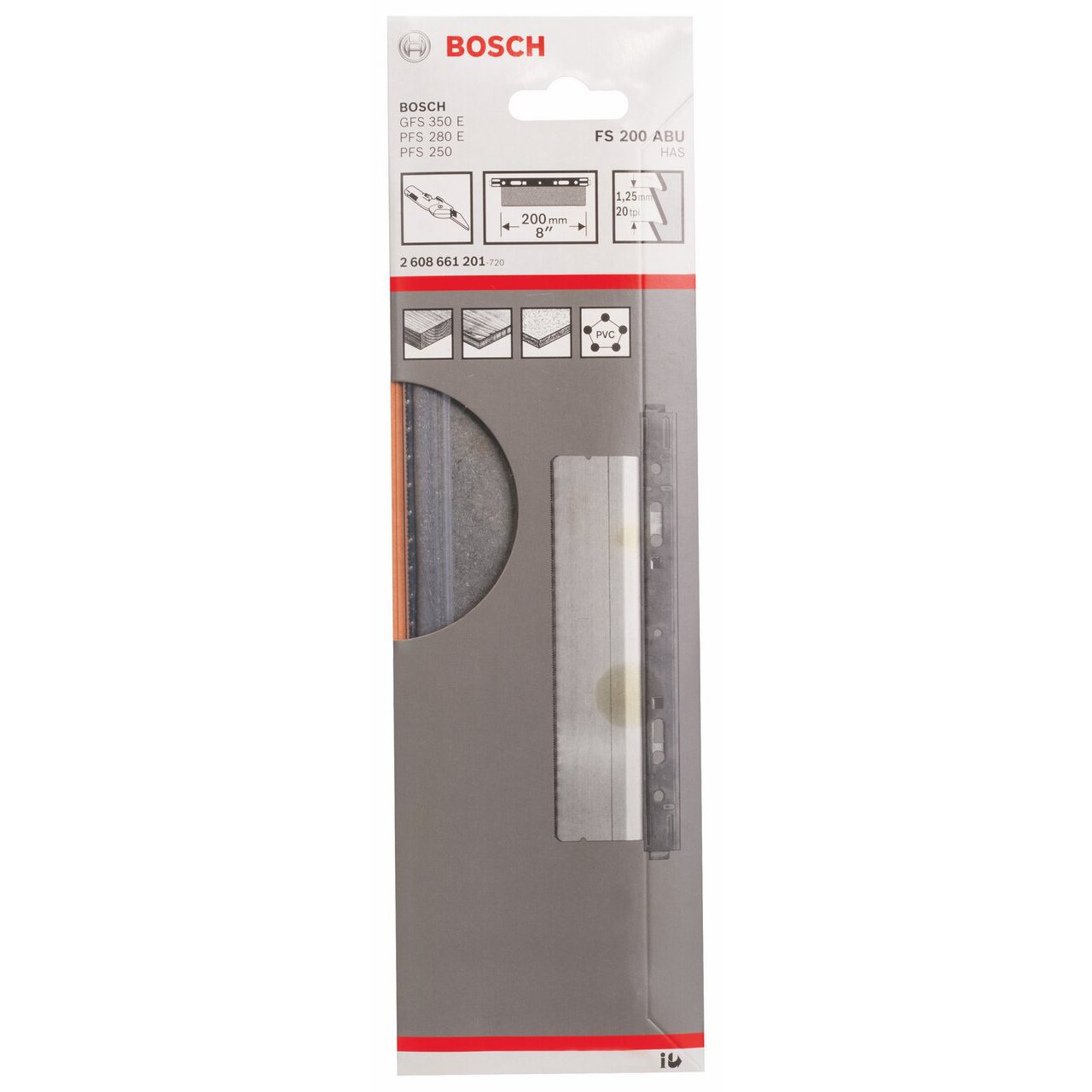 Bosch 2608661201 FS 200 ABU Saw Blade - Premium Wood & Metal Cutting Blade for Circular Saws - Perfect for DIY Projects, Carpentry & Construction Work