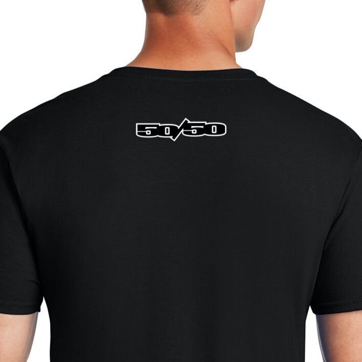 50/50 Star 25 T-Shirt - Comfortable Cotton Blend Tee for Men & Women | Casual Wear, Street Fashion, Gift Idea