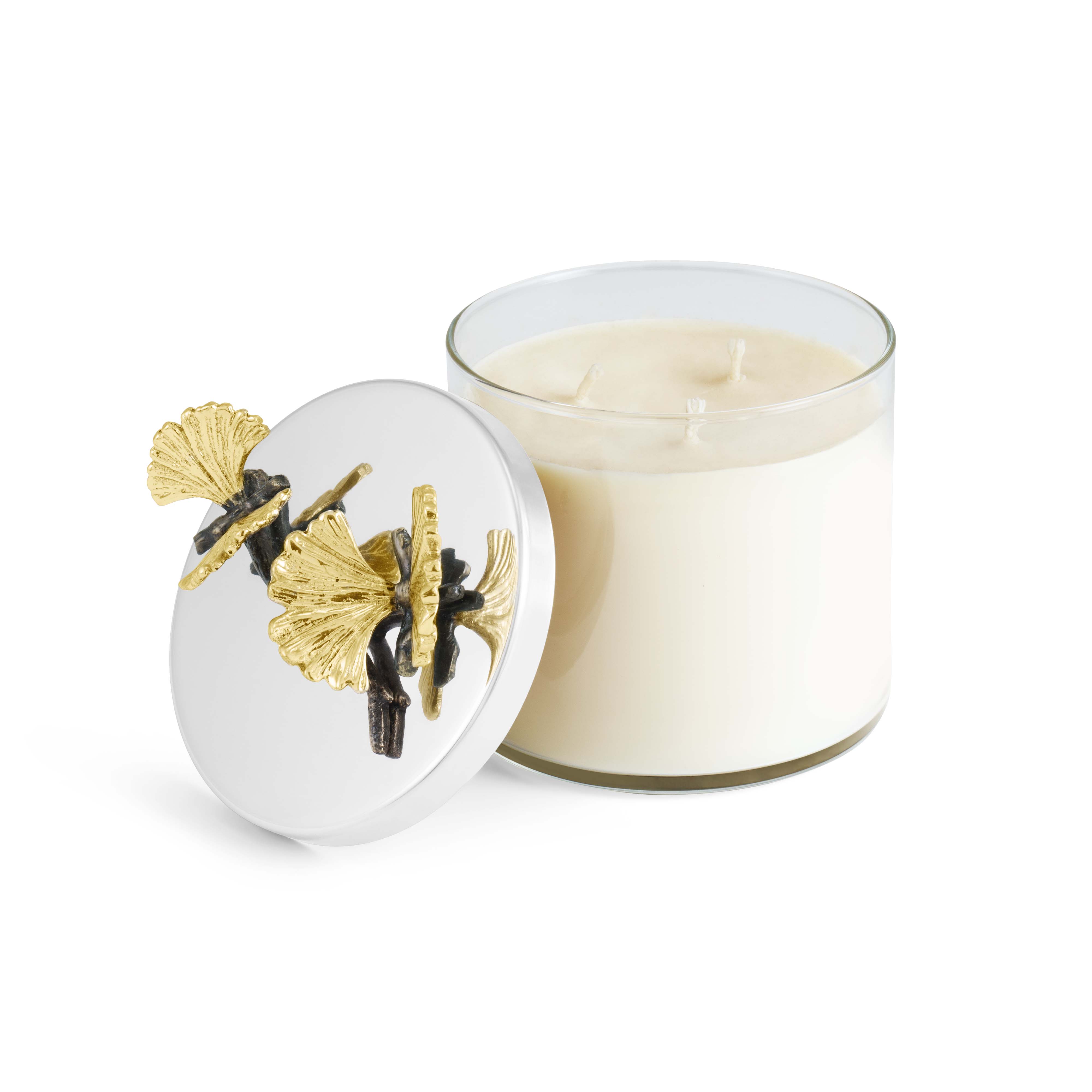 Butterfly Ginkgo Scented Candle - Natural Soy Wax Aromatherapy Candle for Relaxation, Meditation & Home Decor - Perfect for Bedroom, Bathroom & Yoga Studio