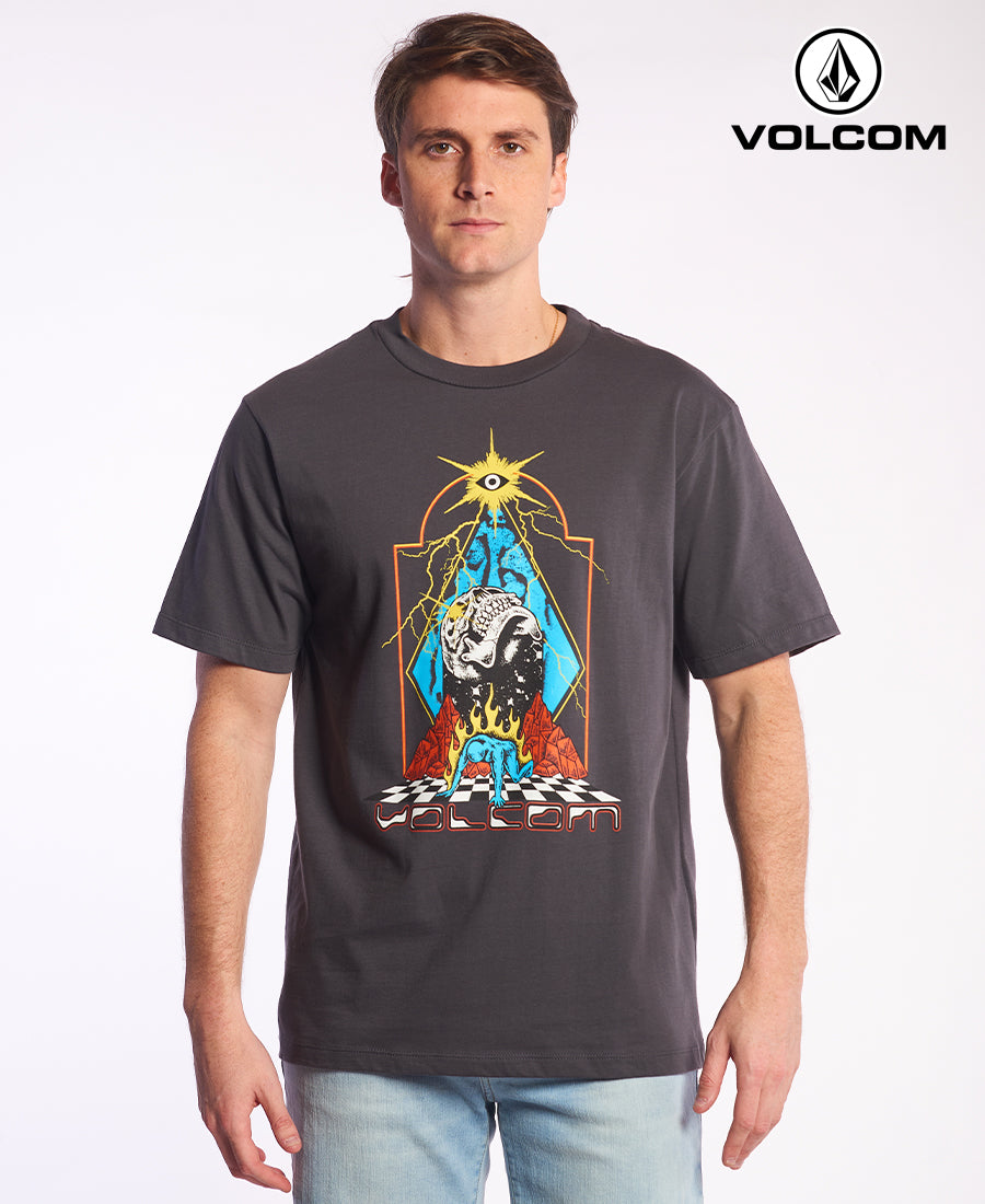 Volcom Men's H Te MC Prints T-Shirt - Comfortable Casual Wear for Street Style & Everyday Outfits