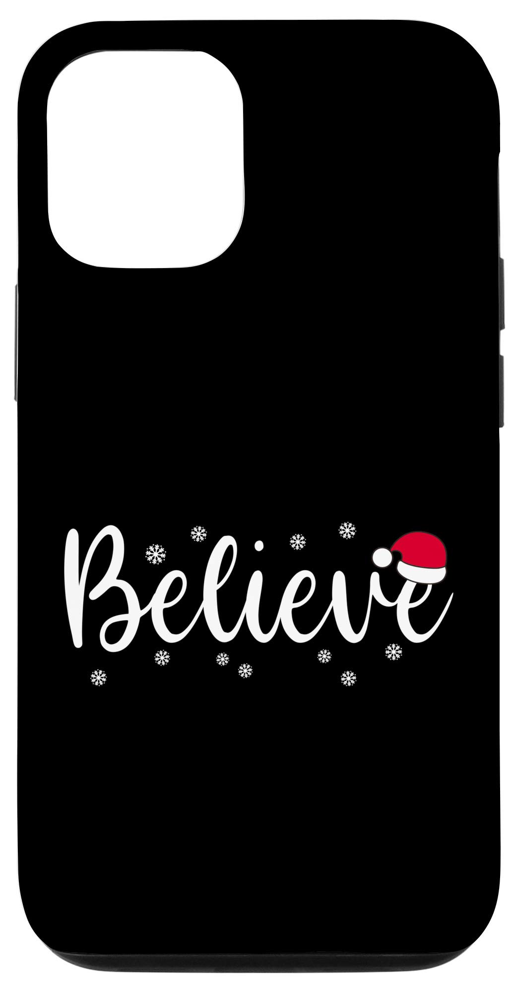 iPhone 12/12 Pro Christmas Santa Hat Case - Festive Holiday Protective Cover for iPhone 12 Series - Perfect for Christmas Gifts, Holiday Parties & Winter Celebrations