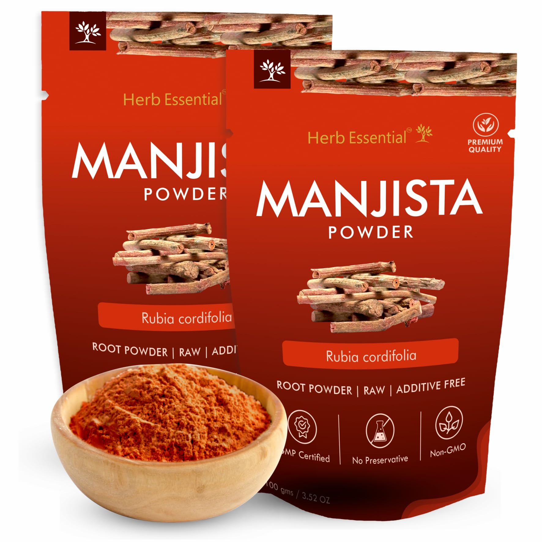 Pure & Natural Manjistha Powder (200g) - Organic Herb Essential for Glowing Skin, Healthy Hair & Face Care | Perfect for DIY Beauty Masks, Ayurvedic Treatments & Holistic Wellness