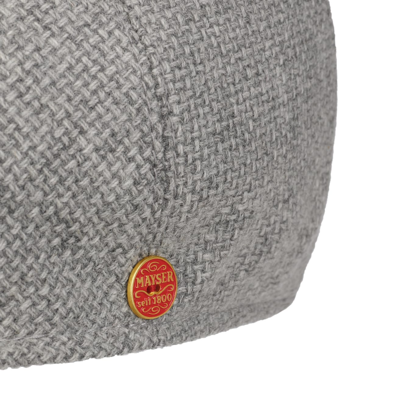 Mayser Sidney Hunter Flat Cap for Men - Classic Wool Newsboy Hat for Casual & Outdoor Wear - Perfect for Golf, Hiking, and Daily Fashion