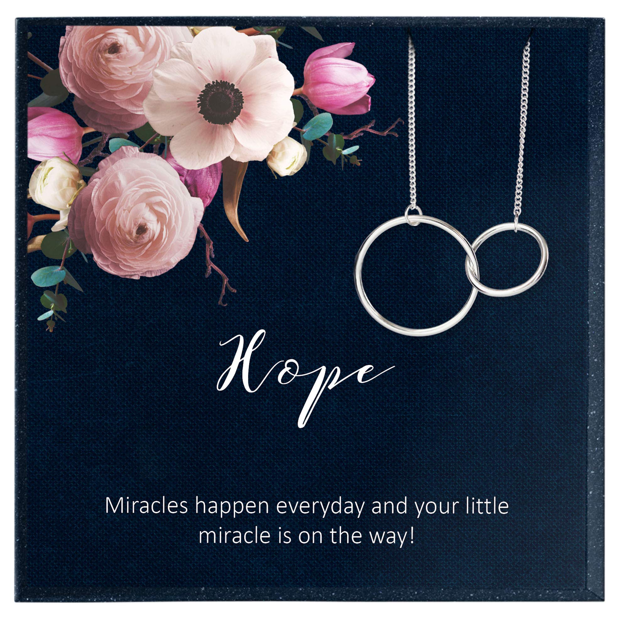 Infertility Support Gifts for Women - Fertility Wish Necklace, IVF & Hope Jewelry - Thoughtful Present for Infertility Awareness & Encouragement (Perfect for IVF Treatments, Support Groups & Special Occasions)