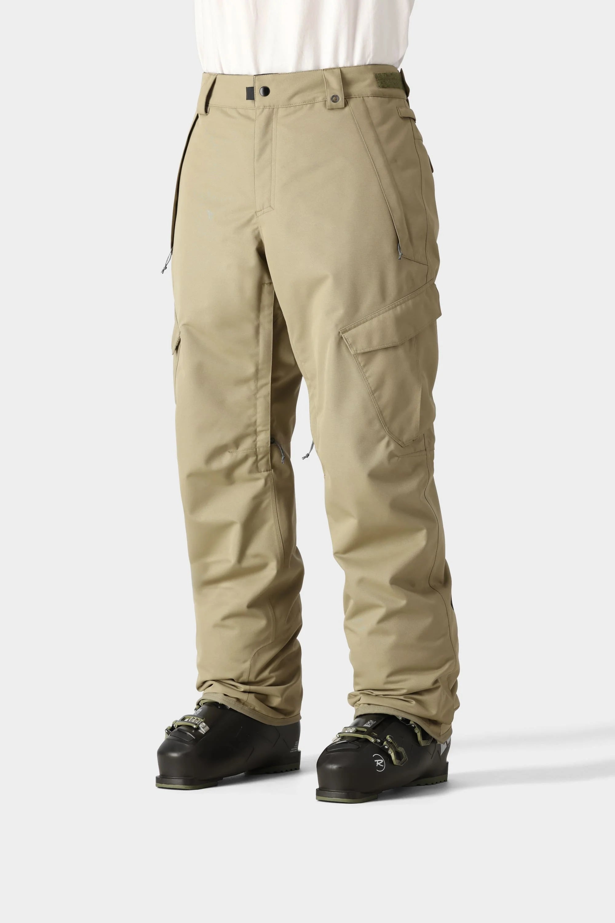 686 Infinity Insulated Cargo Snow Pants for Men & Women 2025 - Waterproof Winter Ski Pants with Multiple Pockets (Sage Green) - Perfect for Skiing, Snowboarding & Outdoor Winter Activities
