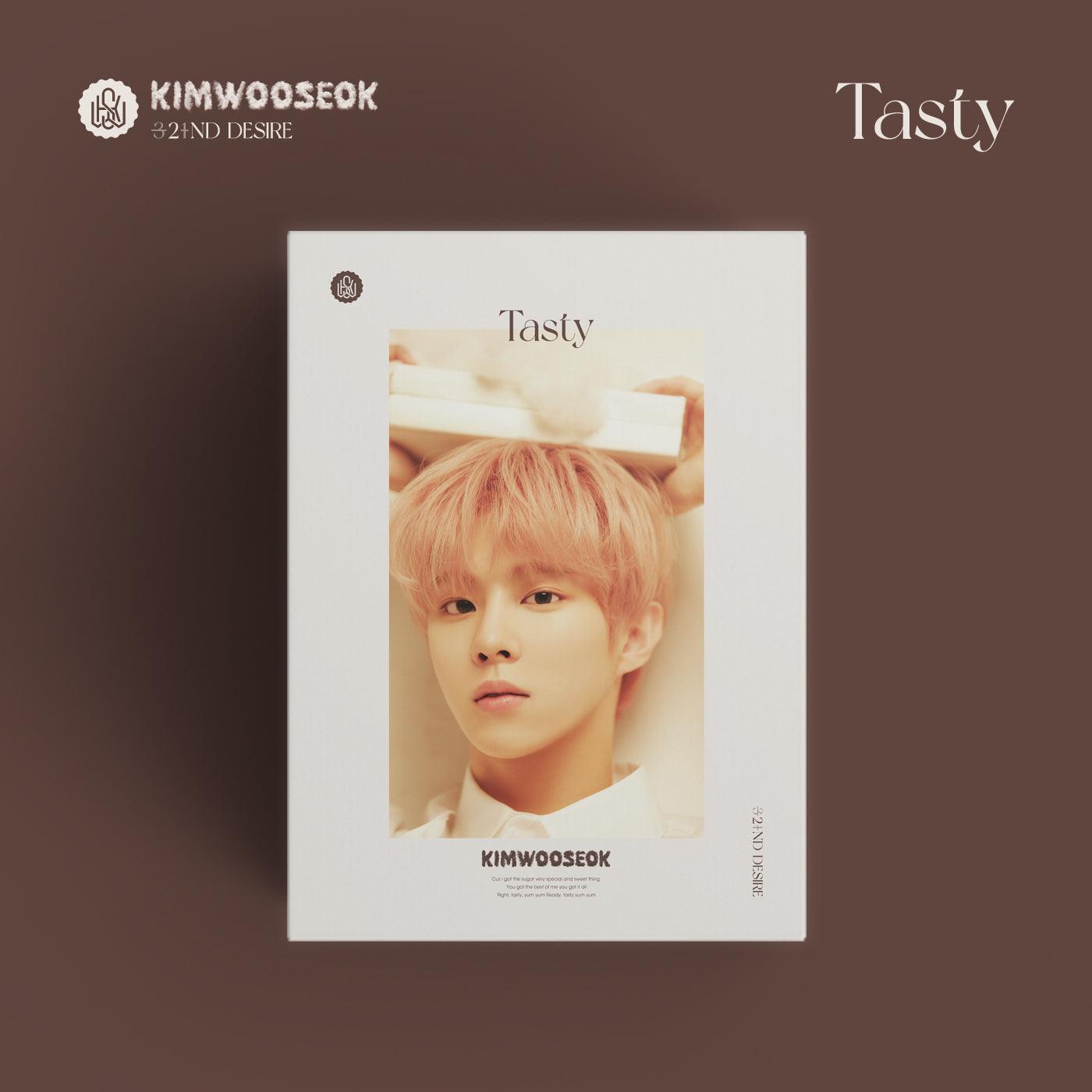 UP10TION KIM WOOSEOK 2nd Desire 'TASTY' Album - K-Pop Music CD with Photobook | Perfect for K-Pop Fans & Collectors | Great Gift for Birthdays & Special Occasions
