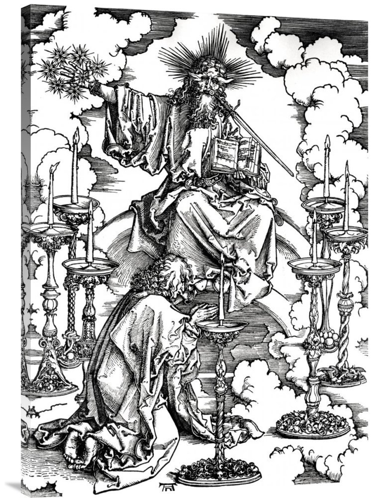 Albrecht Durer Seven Candlesticks Canvas Wall Art Print - Premium Gallery Wrap Giclee Reproduction - Perfect for Home Decor, Office & Living Room Wall Art
