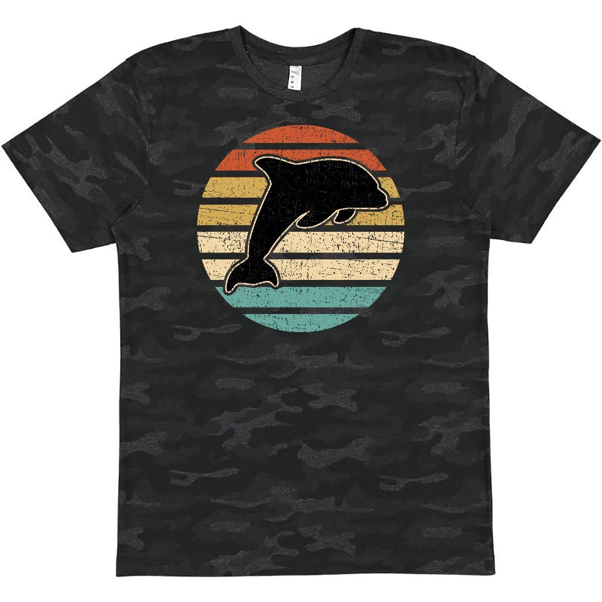 Inktastic Cute Dolphin Beach Vacation T-Shirt for Women & Men - Soft Cotton Casual Tee for Summer Travel, Ocean Lovers Gift, Pool Party Outfit