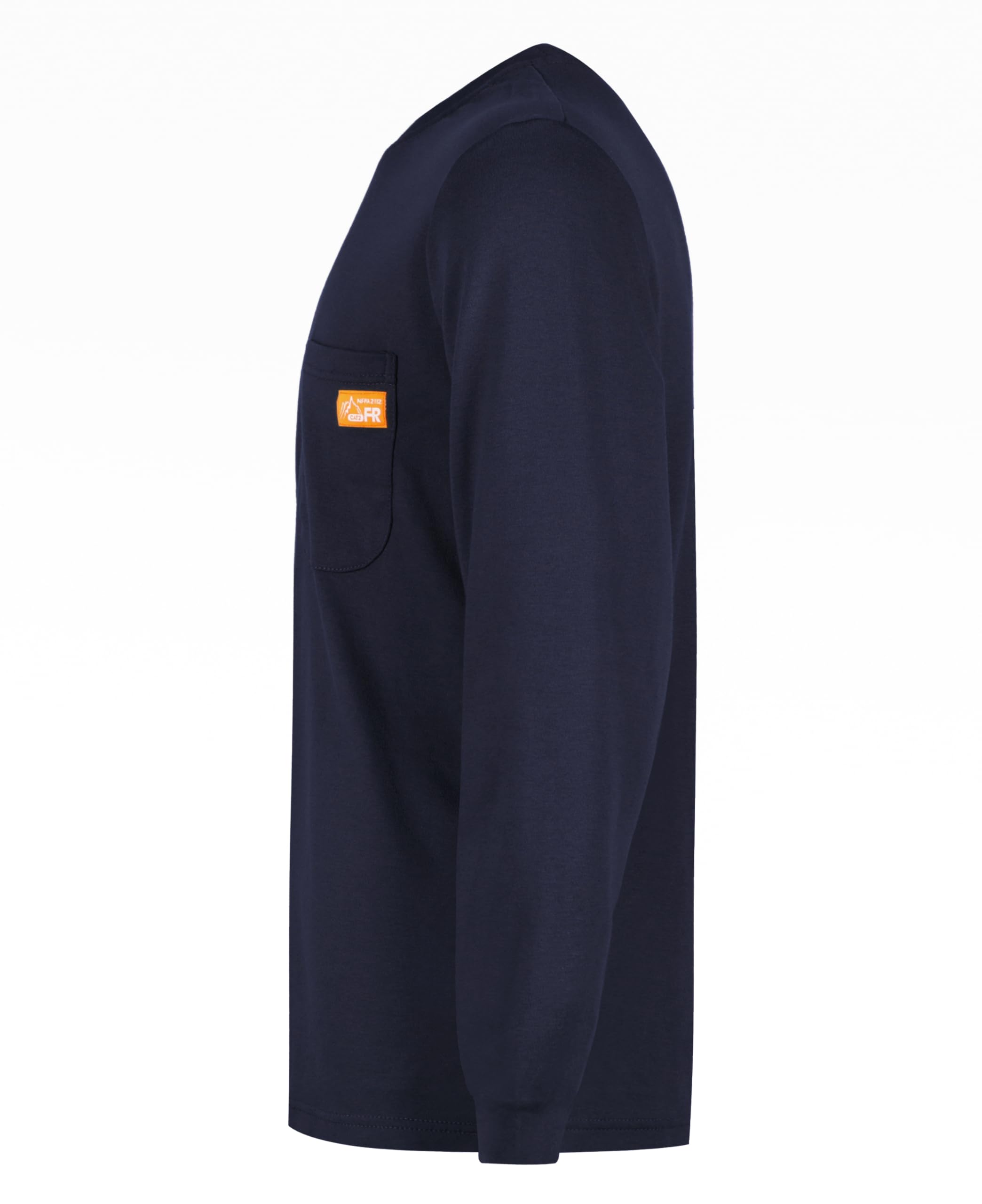 Flame Resistant T-Shirts for Men - 100% Cotton FR Shirts | Pre-Washed Fire Retardant Workwear | Ideal for Construction, Welding & Industrial Safety