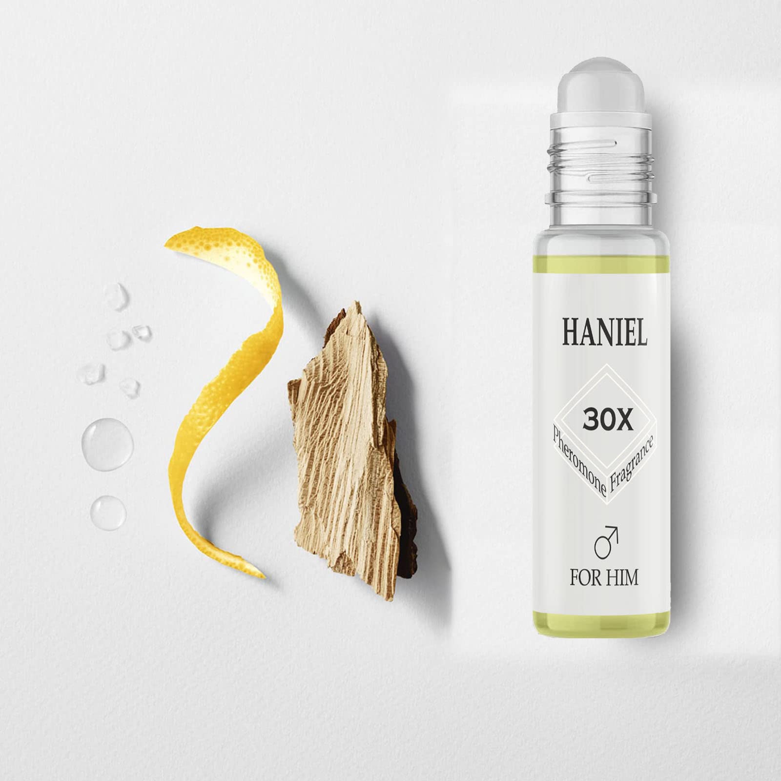 Haniel Roll-on Pheromone Cologne for Men - Original Perfume Oil to Enhance Natural Charisma & Attraction | Premium Pheromone Cologne for Confidence & Seduction | Perfect for Date Nights, Social Events & Everyday Wear