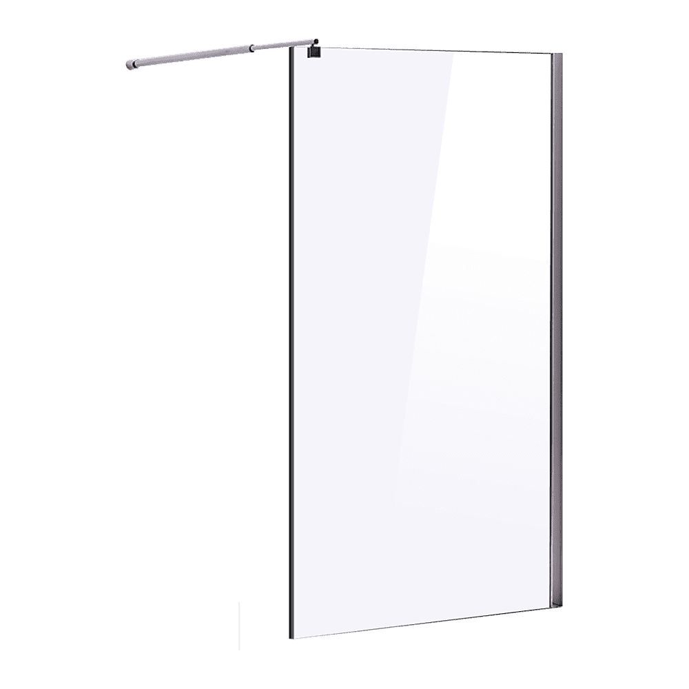 10mm Frameless Safety Glass Shower Screen 1100 x 2100mm - Modern Bathroom Upgrade for Walk-In Showers and Wet Rooms