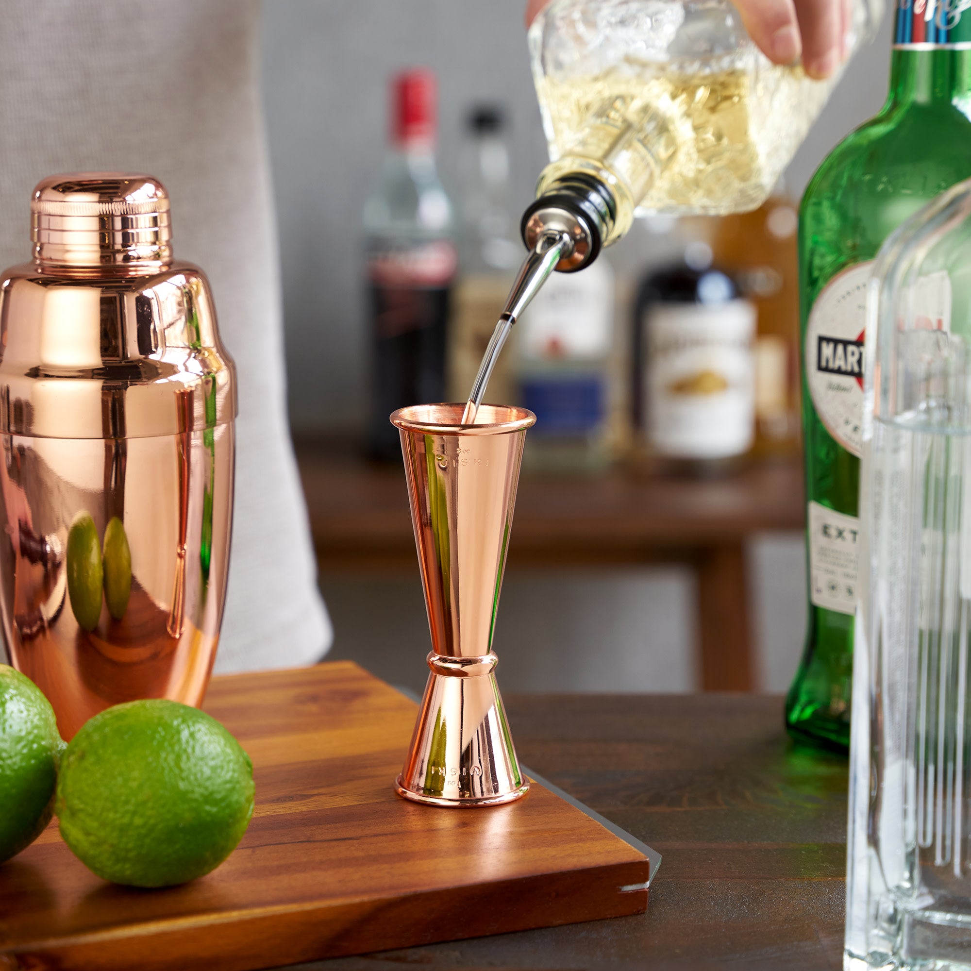 Premium Japanese Style Jigger - Large 2oz/60ml Bartender Measuring Cup for Cocktails, Mixology & Home Bar - Perfect for Whiskey, Vodka, Gin & Craft Cocktails