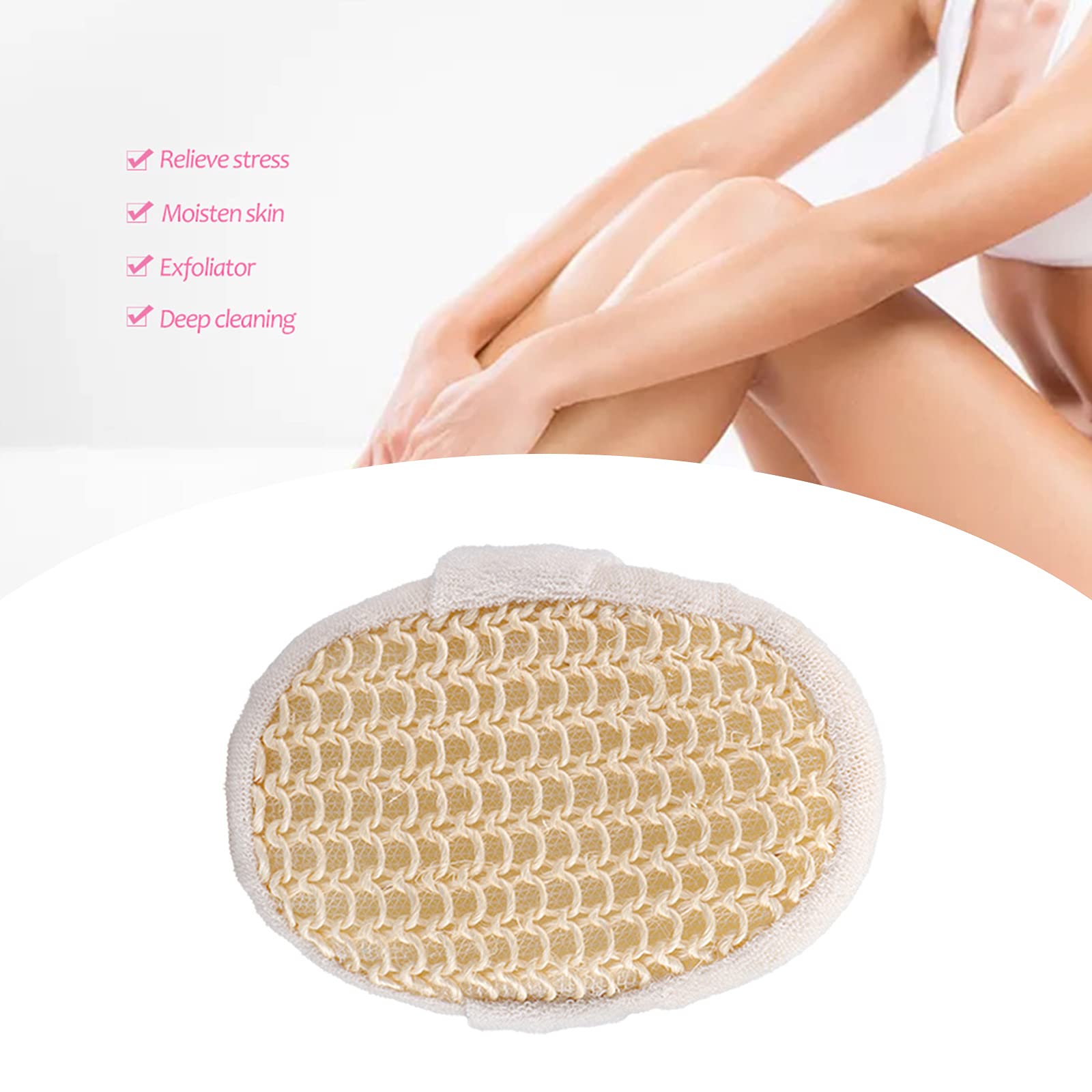 Exfoliating Body Scrubber - Soft Bath Sponge & Cleansing Brush for Smooth Skin | Gentle Shower Scrub, Back Scrubber & Skin Exfoliator for Men & Women | Perfect for Daily Shower, Spa & Exfoliation Routine