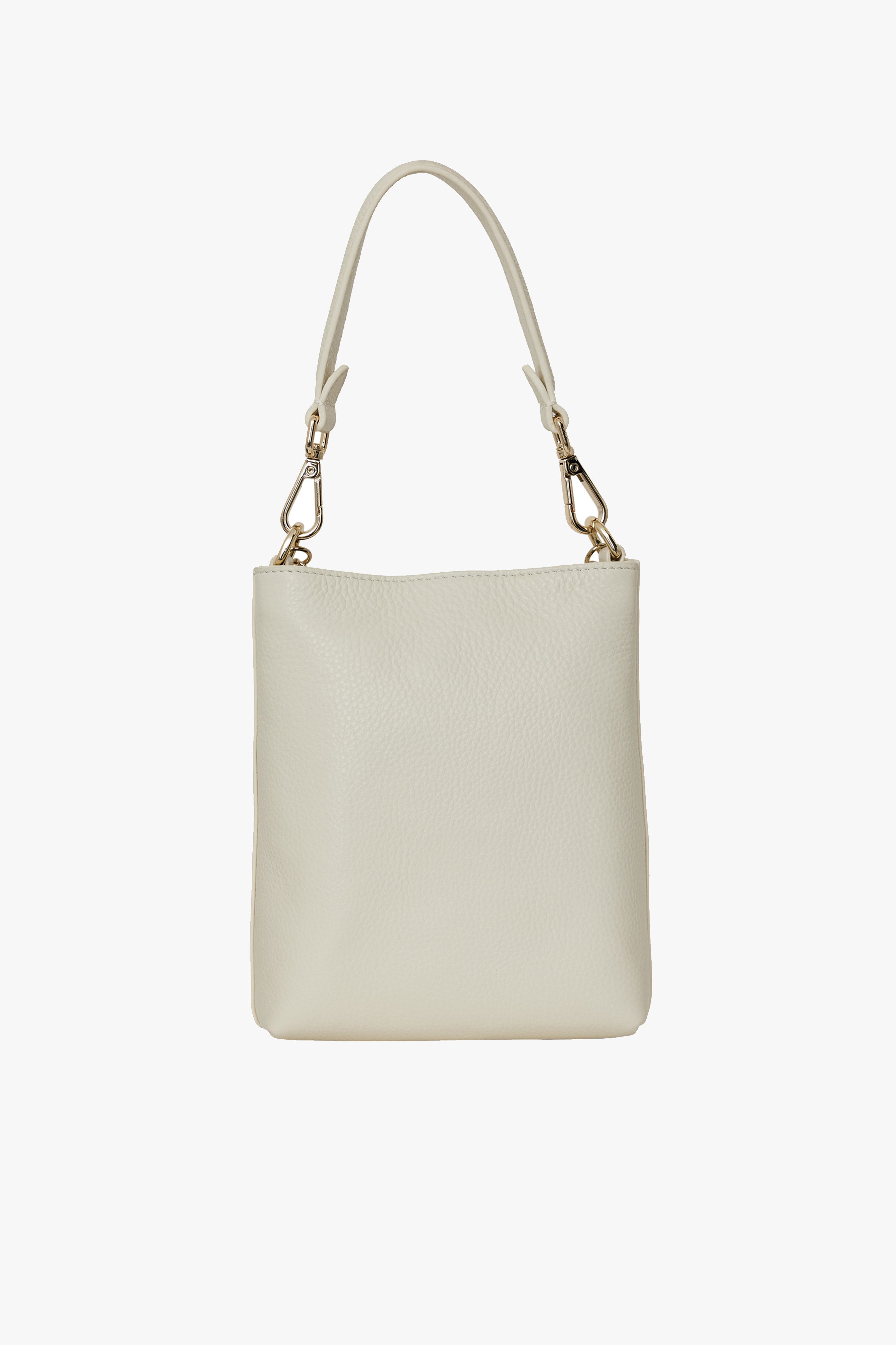 Vintage White Leather Mini Bag for Women - Coco Style Crossbody Purse - Perfect for Parties, Dating & Everyday Use