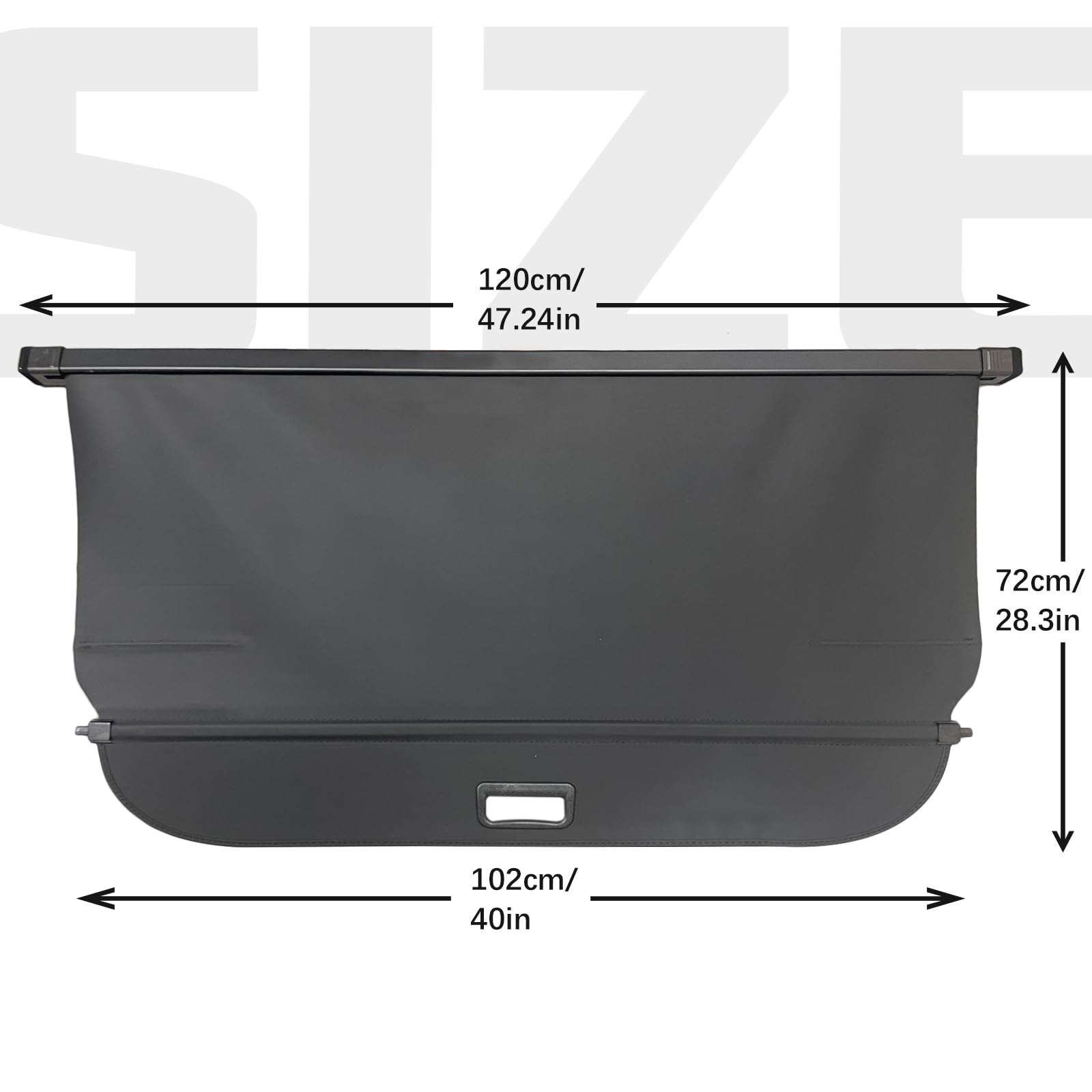 2023-2024 Honda HR-V Cargo Cover - Premium Trunk Security Shade Protector | Carbon Fiber Car Accessory | Perfect for Road Trips, Grocery Hauling & Vehicle Protection