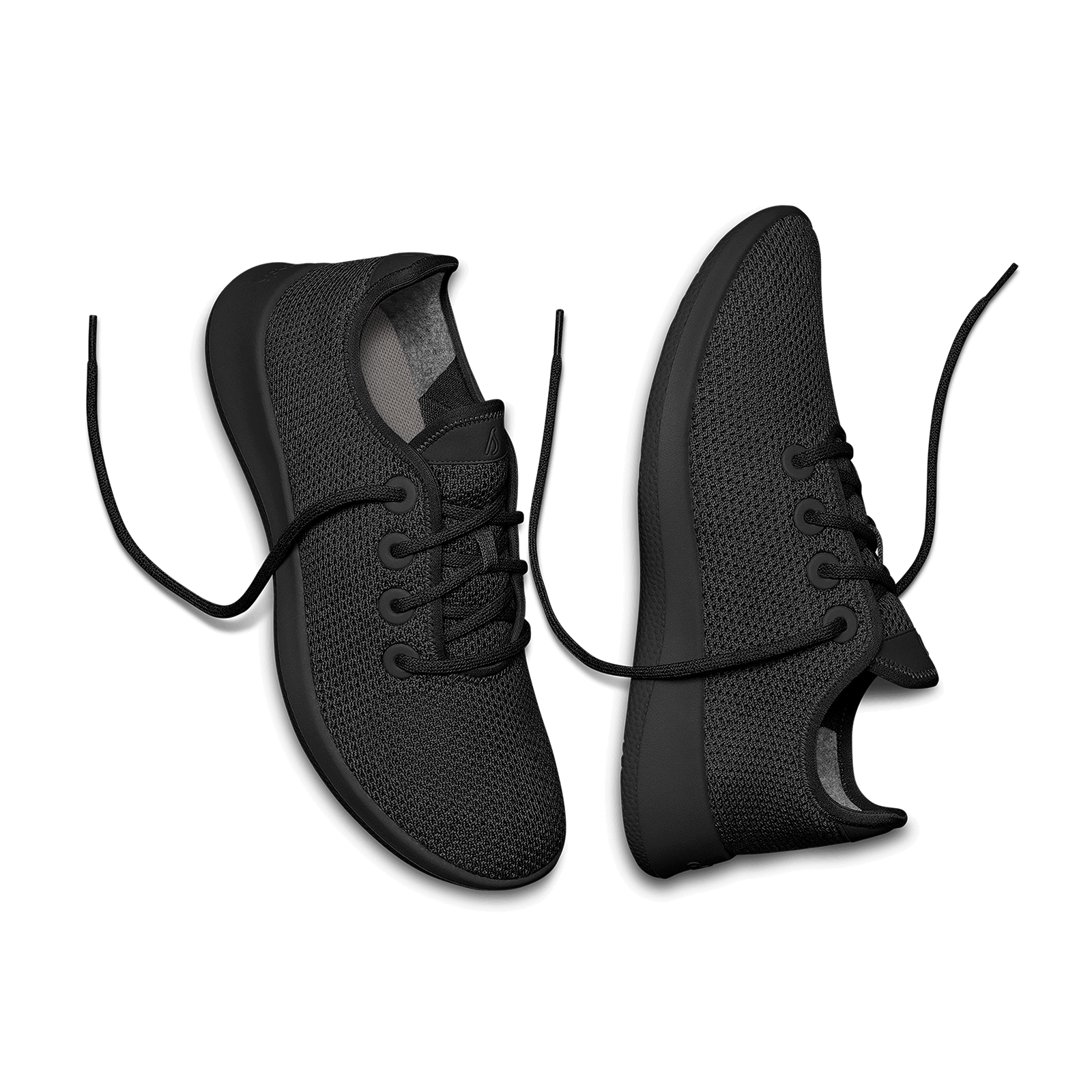 Men's Tree Runner Sneakers - Jet Black with Black Sole | Lightweight Eco-Friendly Running Shoes for Men | Perfect for Jogging, Gym Workouts & Casual Wear