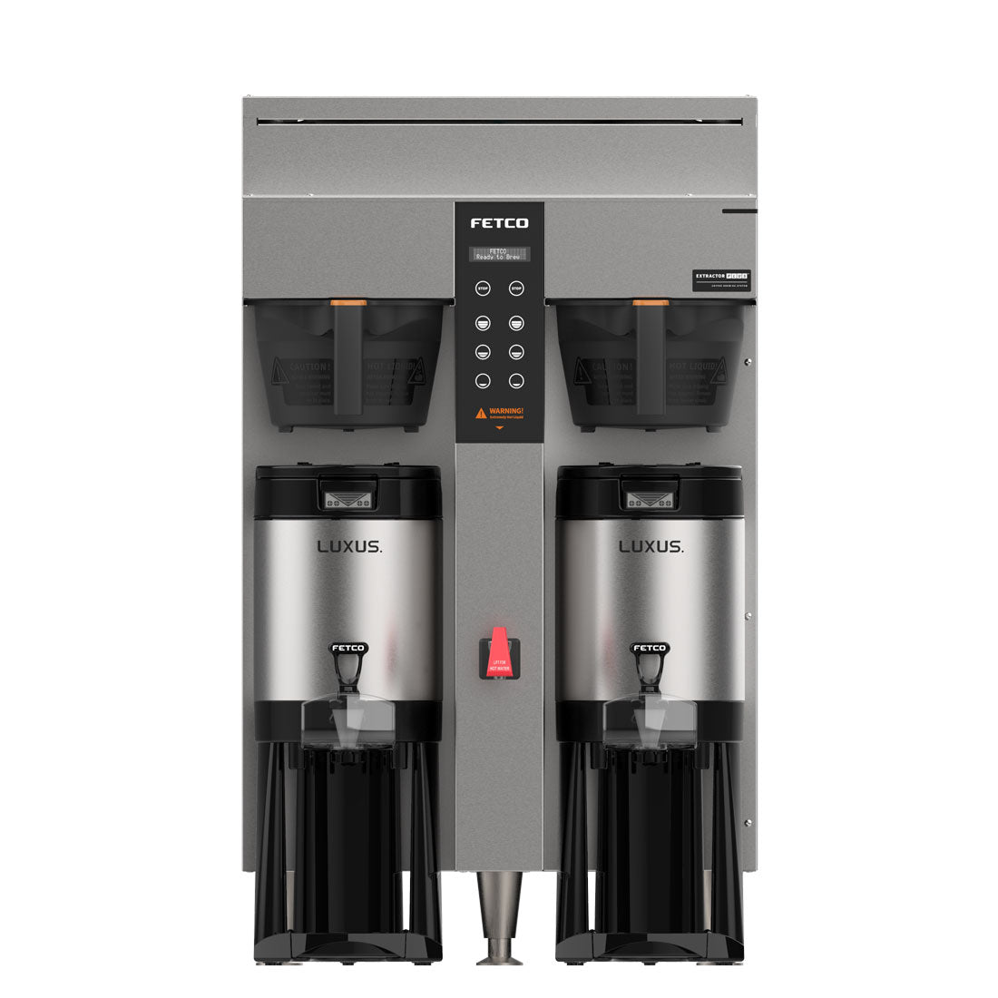 Fetco CBS 1252 Plus Series Twin Station Airpot Coffee Brewer 208-240V Dual Phase - Commercial Coffee Machine for Offices, Cafes & Restaurants