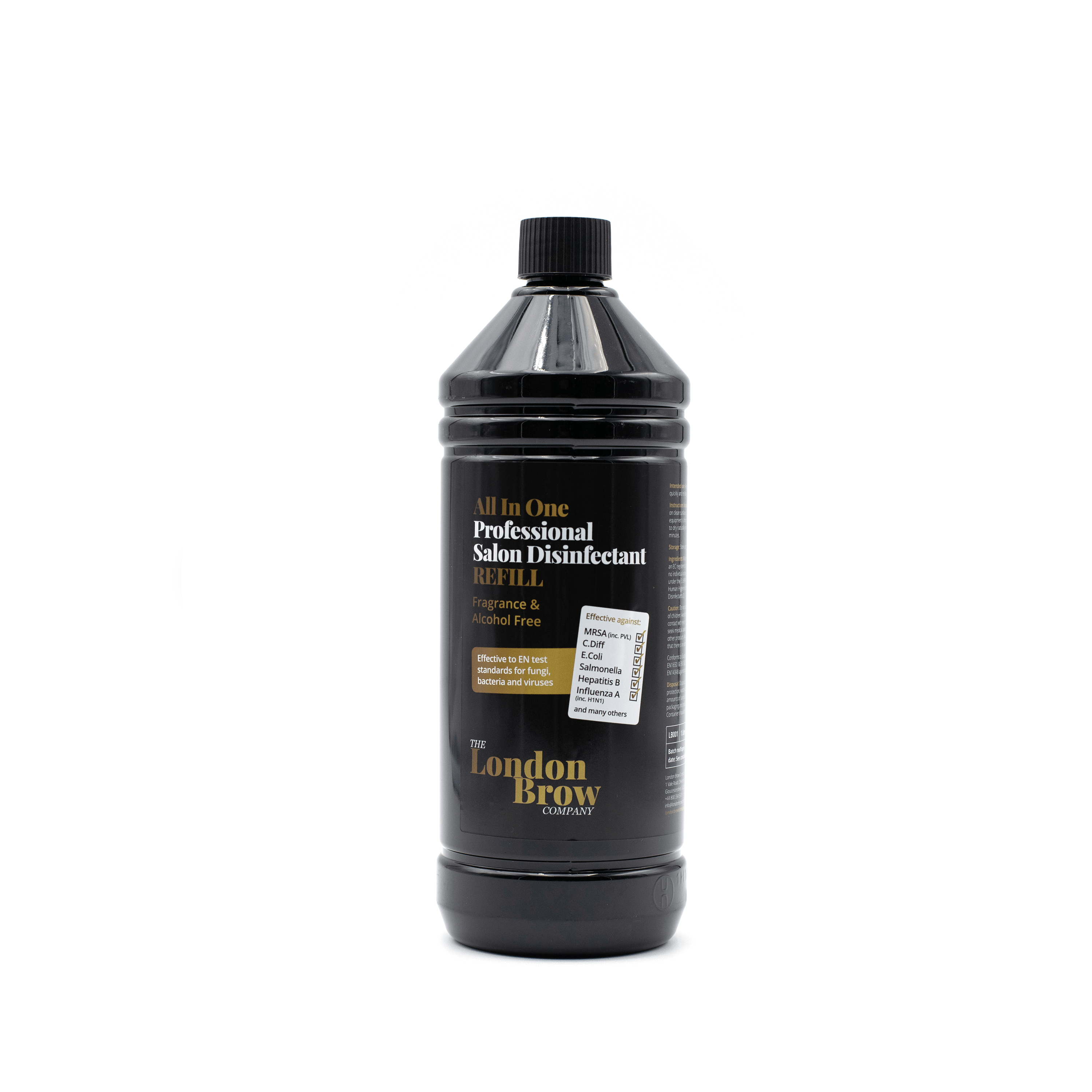 Professional Salon Anti-Bacterial Disinfectant Refill - 1L Bottle for Hair & Beauty Tools - Kills 99.9% Germs - Ideal for Salon, Spa & Home Use