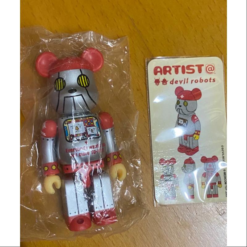 Be@rbrick Series 3 Be@rbrick ARTIST Devil Robots TO FU 100% Collectible Vinyl Figure - Japanese Designer Toy for Display & Collection (Perfect for Home Decor, Office Display & Anime Fans Gift)