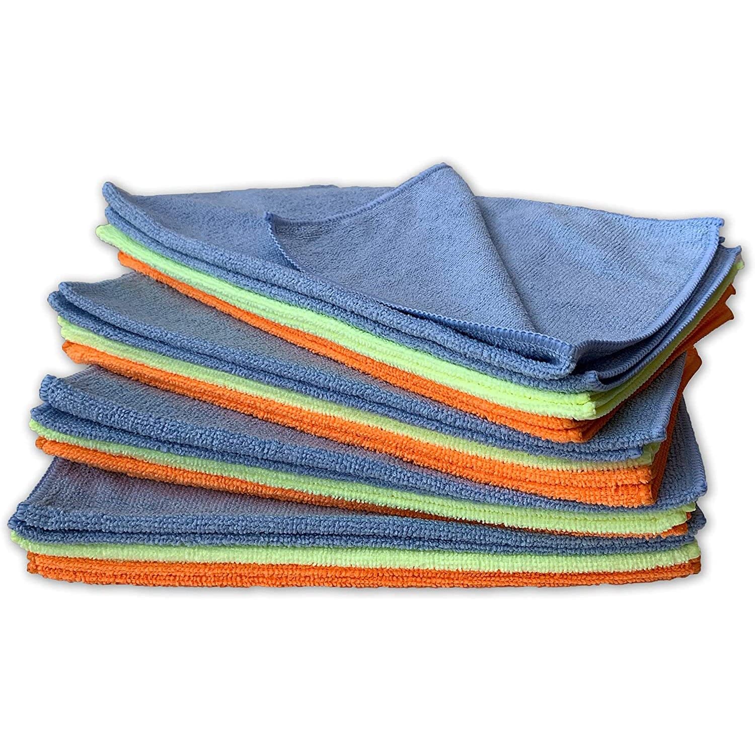 Armor All Microfiber Cleaning Towels - 24 Pack | Ultra Absorbent Multi-Purpose Car Detailing Towels for Cars, Home & Kitchen | Streak-Free Cleaning for Windows, Dishes & Surfaces