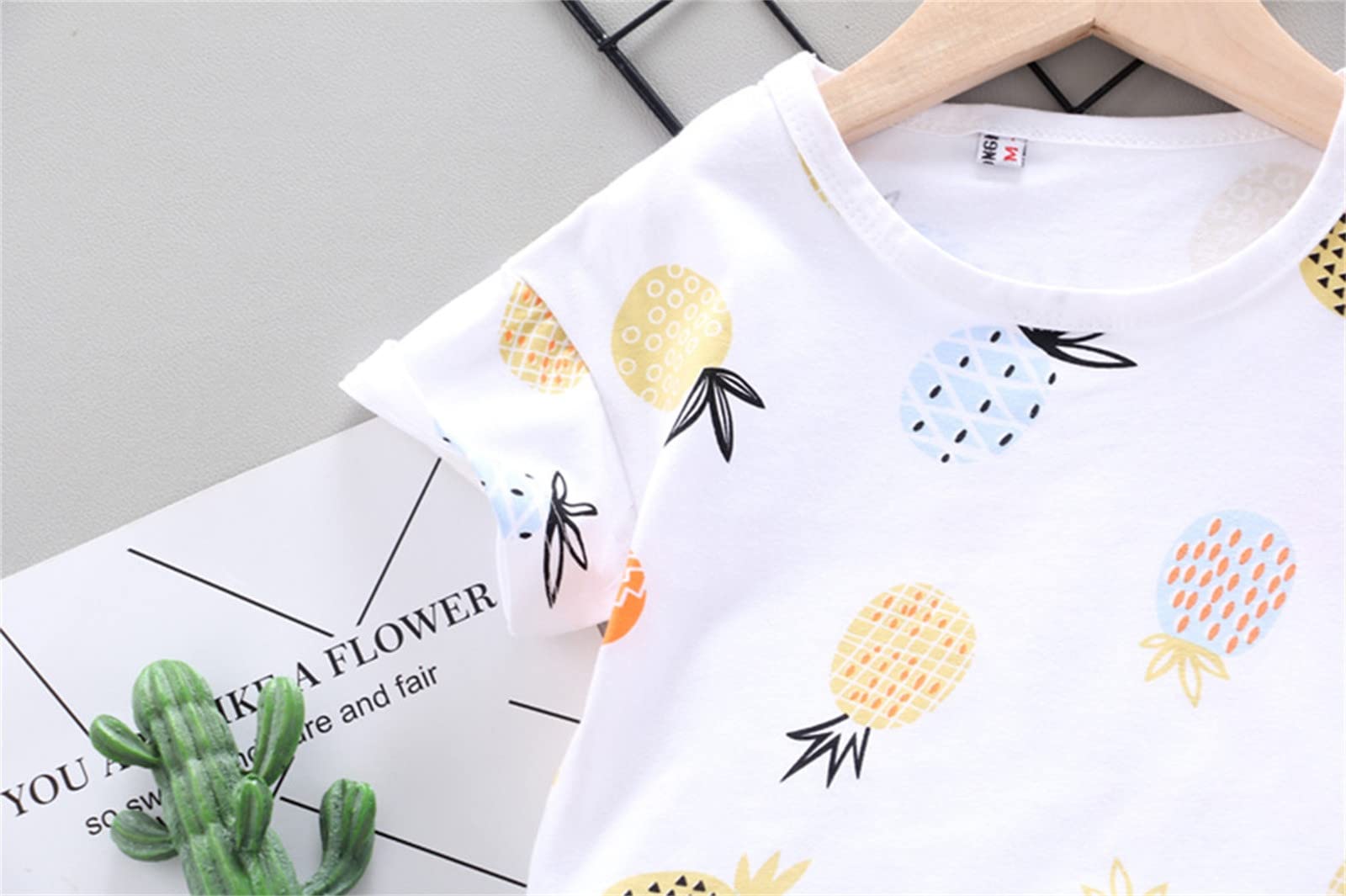 Baby Boy Summer Outfit Set - Cute Alphabet Shirt & Shorts for Toddlers 0-24 Months | Soft Cotton Infant Clothes for Playtime, Beach & Family Photos