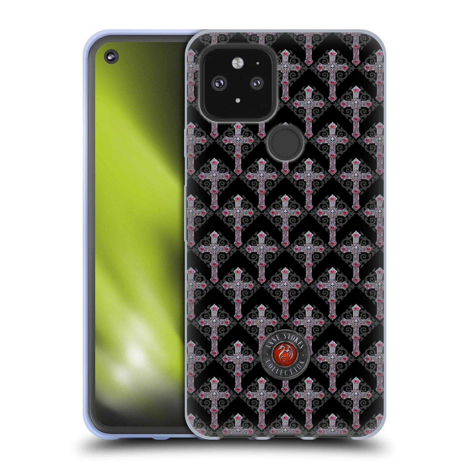Anne Stokes Gothic Tribal Soft Gel Case for Google Pixel 5 5G – Stylish Protective Phone Cover for Daily Use, Travel & Gothic Fashion Lovers