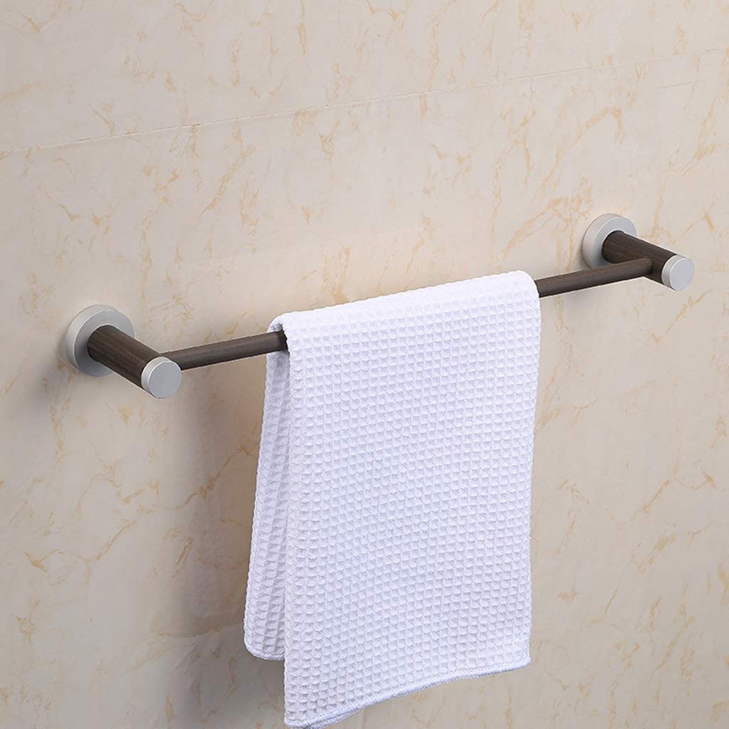 Single Layer Towel Rack - Modern Bathroom Towel Holder with Screw Embedded Installation | Black Minimalist Towel Bar for Bathroom, Hotel & Home Use | Space-Saving Toilet Hanging Rod
