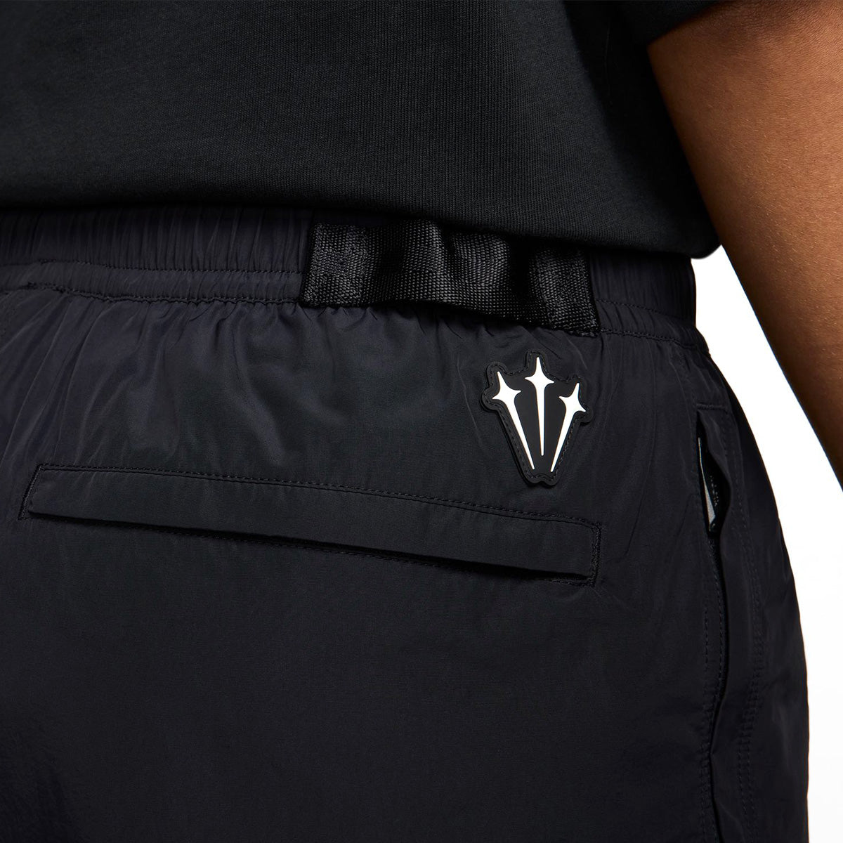 NOCTA Woven Shorts for Men - Black Athletic Casual Shorts with Comfort Fit | Perfect for Gym, Running, and Summer Outdoor Activities