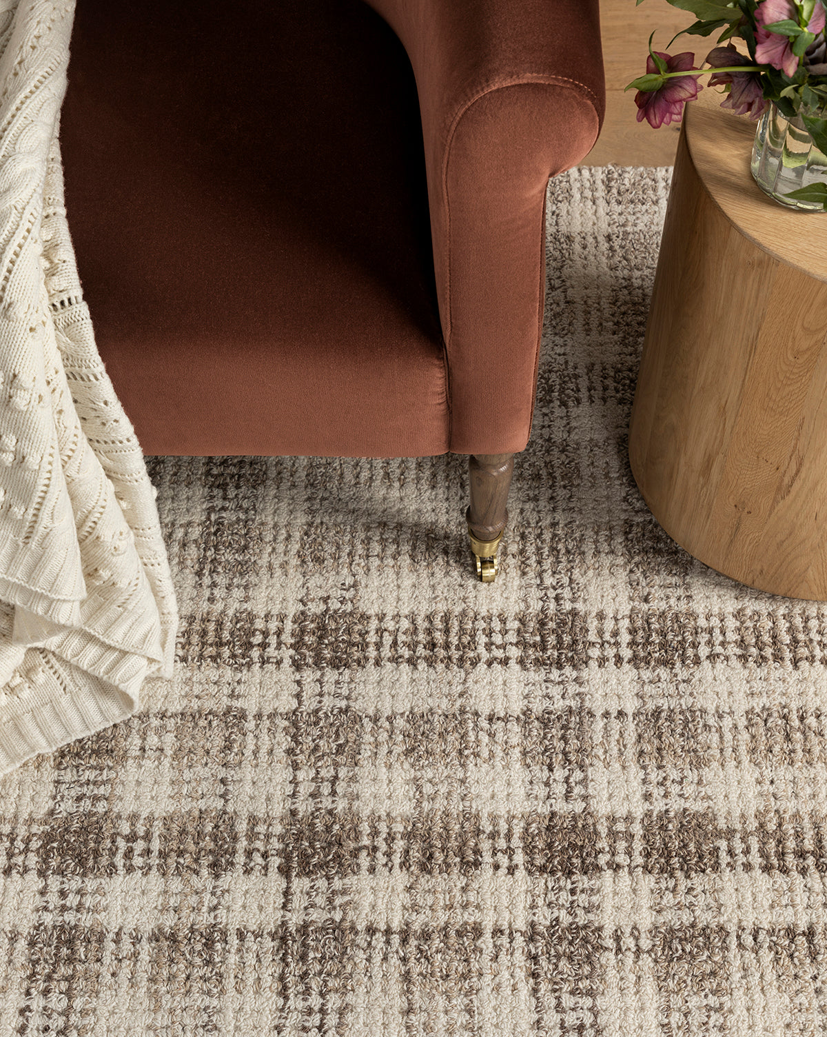 Premium Walter Hand Tufted Wool Rug - Soft & Durable Area Rug for Living Room, Bedroom, Dining Room - Eco-Friendly Natural Fiber Carpet for Home Decor