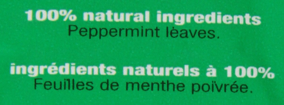 Organic Peppermint Herbal Tea Bags - 100 Count | Caffeine-Free, Natural Digestive Aid & Stress Relief | Perfect for After Dinner, Office Relaxation & Bedtime Soothing