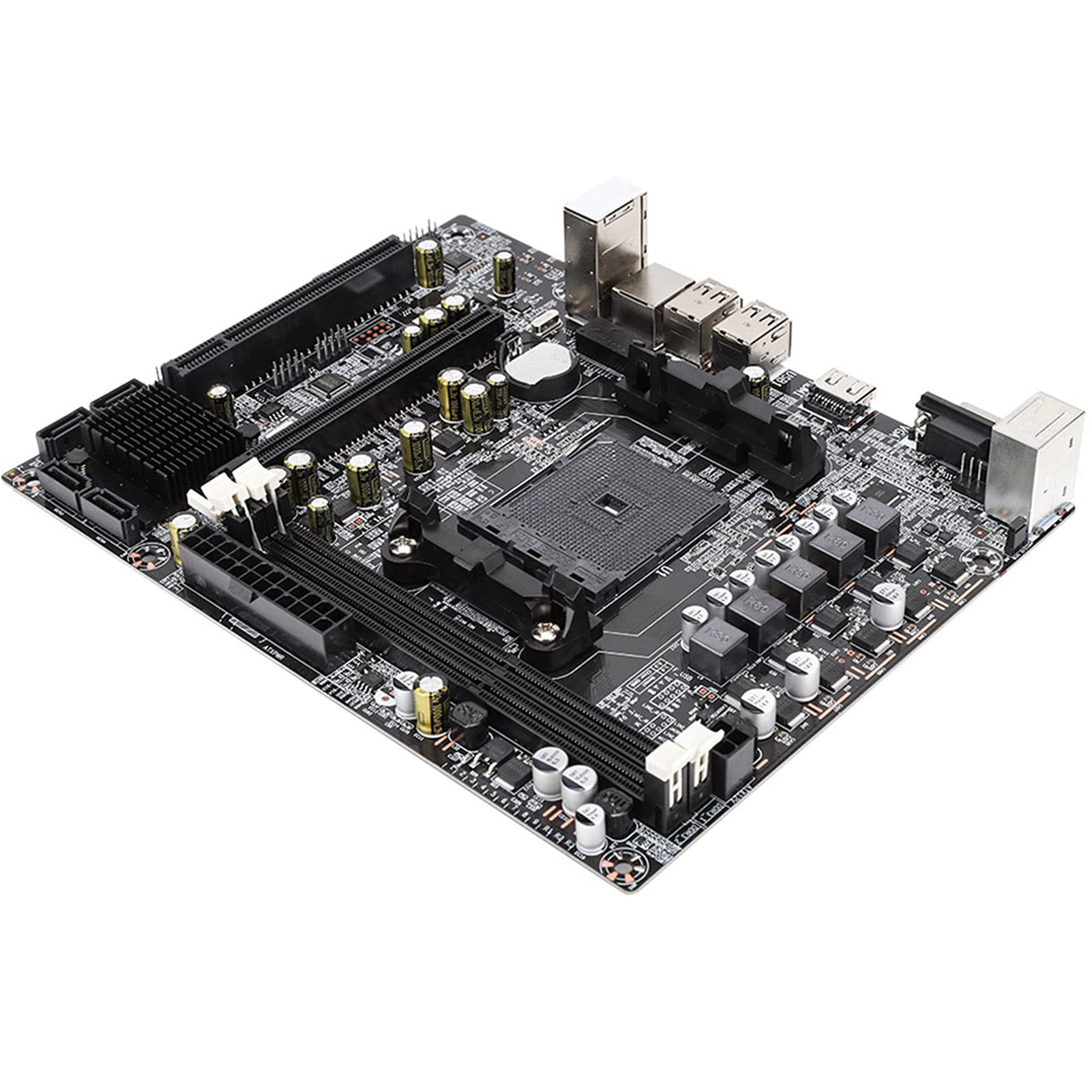 ASHATA AMD A88 Motherboard - Desktop Computer Mainboard with DDR3 1333-2133MHz, VGA & RJ45 Network Ports, FM2/FM2+ CPU Socket | Perfect for Gaming PCs, Home Office Workstations & DIY Computer Builds