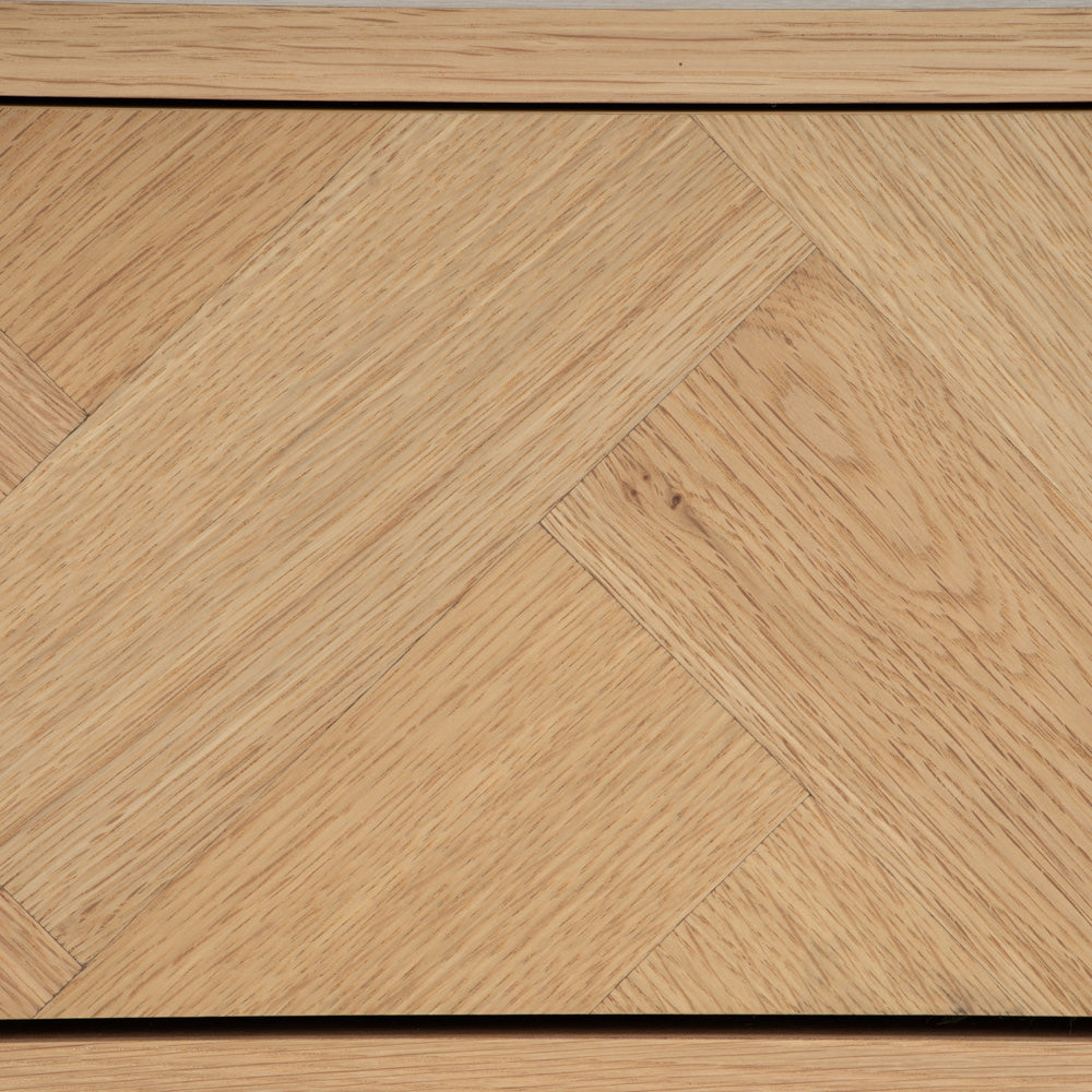 LOFTUS 120cm Oak Entertainment TV Stand - Modern TV Console for Living Room, Bedroom & Home Theater