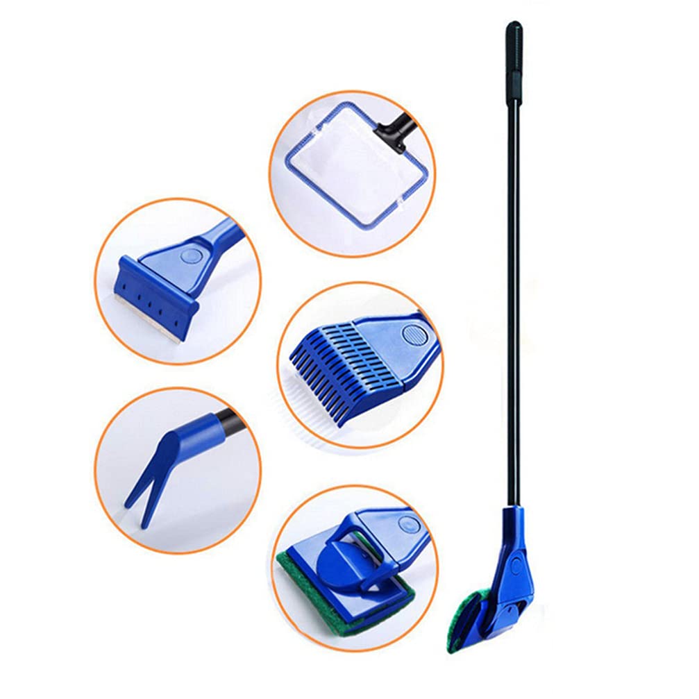 POPETPOP Aquarium Cleaning Kit - Fish Tank Cleaner Tools for Easy Maintenance