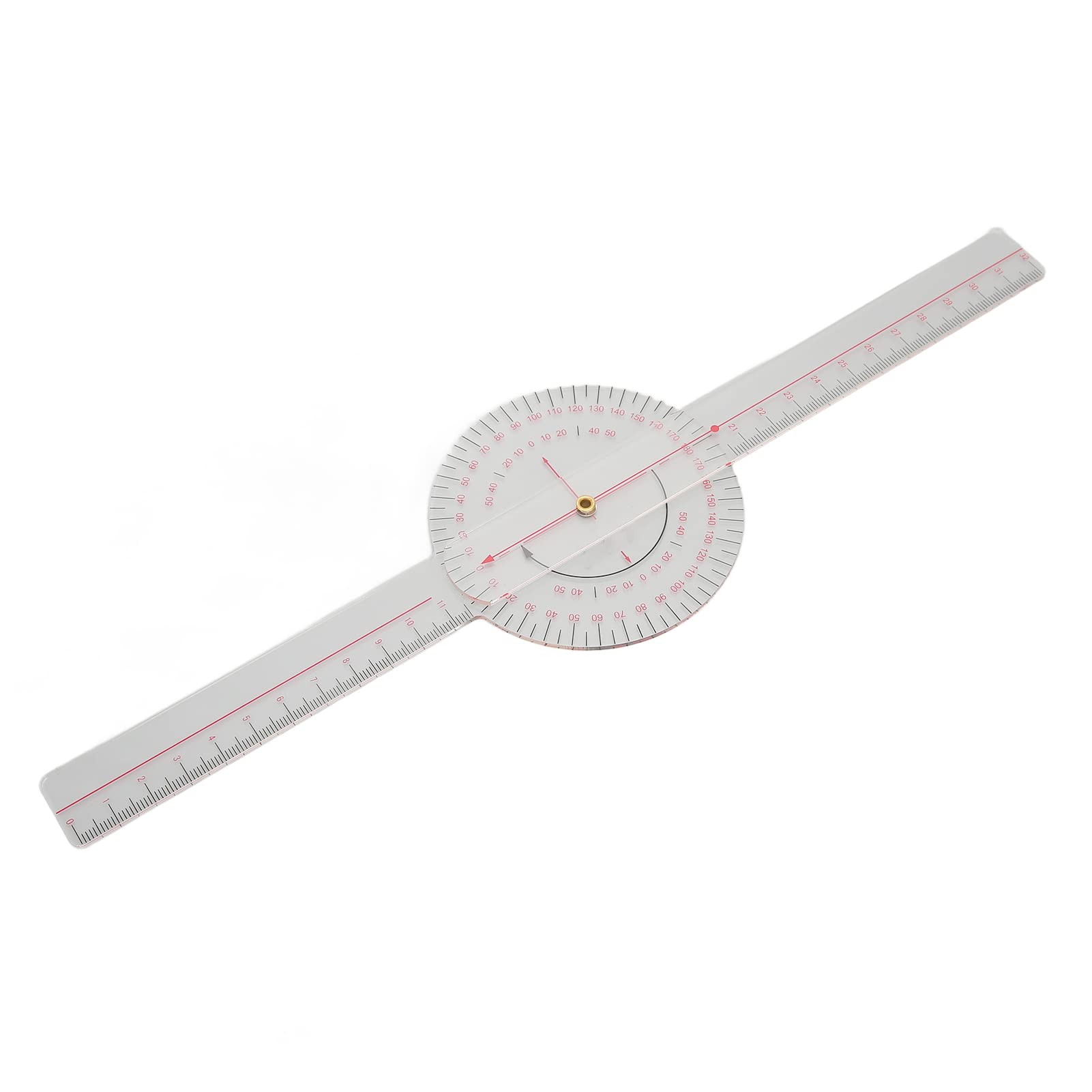 360 Degree Finger Goniometer - Small Joint Protractor with Clear Scale for Elbow, Wrist & Hand Measurement | Durable & Abrasion Resistant | Perfect for Physical Therapy, Rehabilitation & Sports Injury Assessment