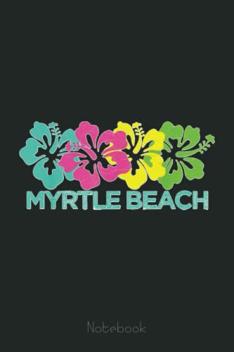 Myrtle Beach Tropical Surf Notebook - Summer Drawing Journal for Kids with Writing Prompts | Interactive Diary Scrapbook for Beach Vacations, Travel Memories & Creative Writing Practice
