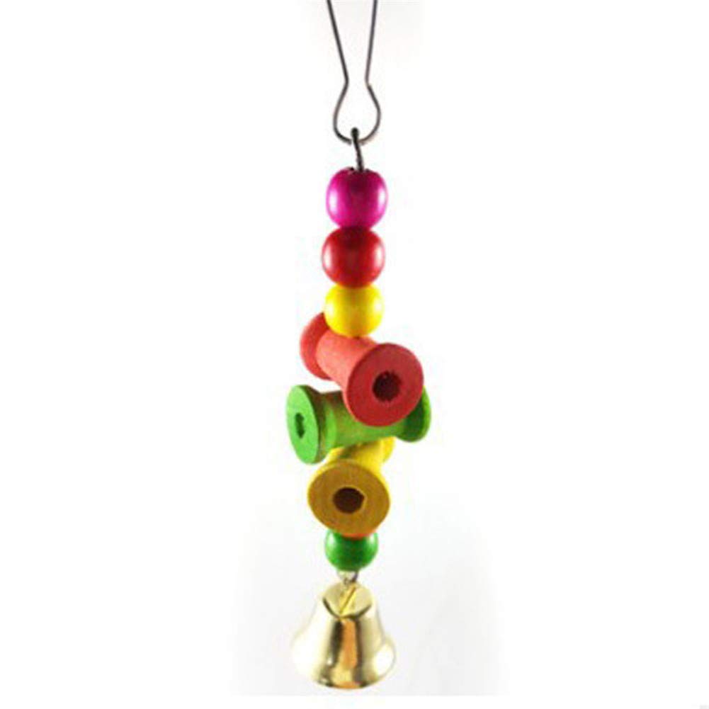 14 Pcs Bird Chewing Toys Set - Parrot Hanging Bell, Cage Swing & Ladder Toys for Small & Medium Birds - Perfect for Parakeets, Cockatiels, Macaws, Conures, Budgies, Lovebirds & Finches - Great for Cage Enrichment & Playtime