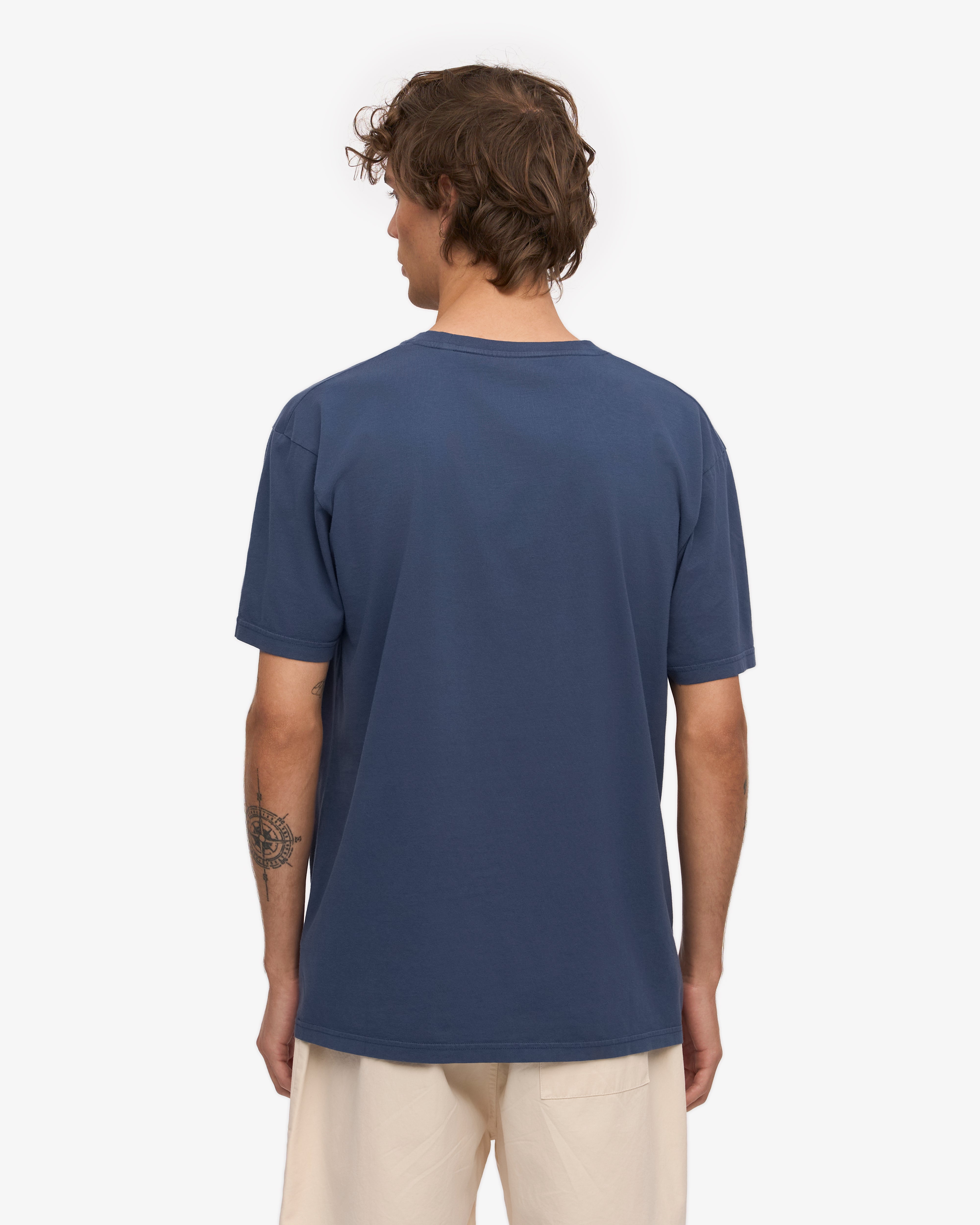 Classic Organic Cotton T-Shirt for Men & Women - Soft & Comfortable Petrol Blue Tee - Perfect for Casual Wear, Gym, and Everyday Outfits