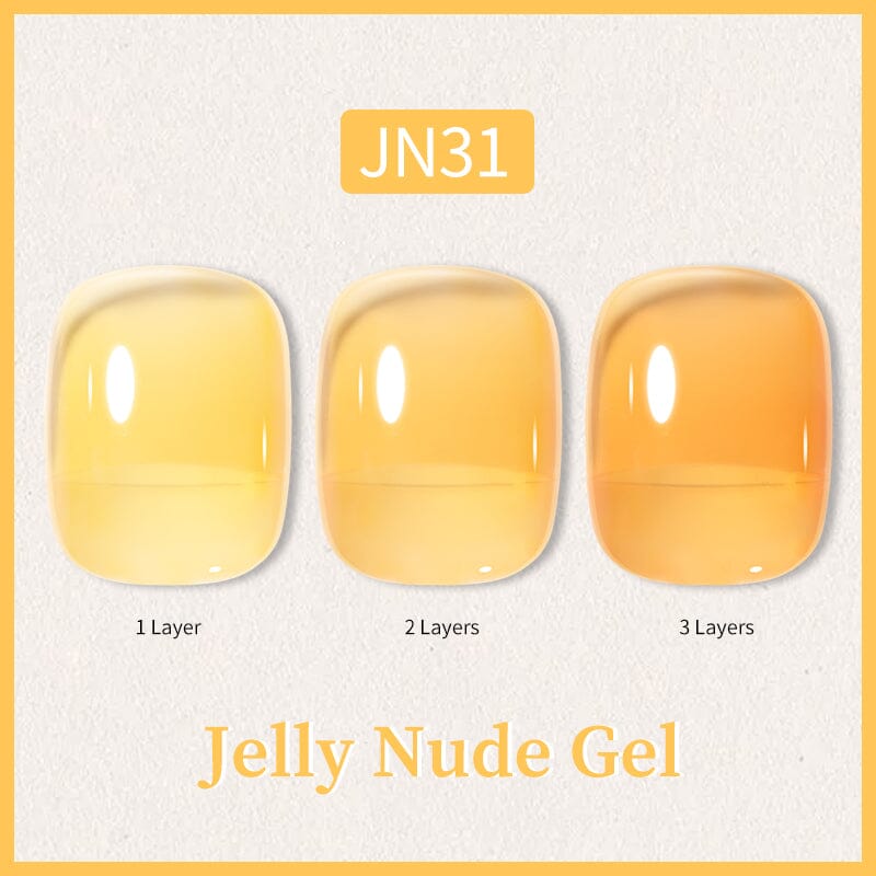 Jelly Nude Gel JN31 - 10ml Nail Polish for Gel Manicures - Perfect for Salon & Home Nail Art