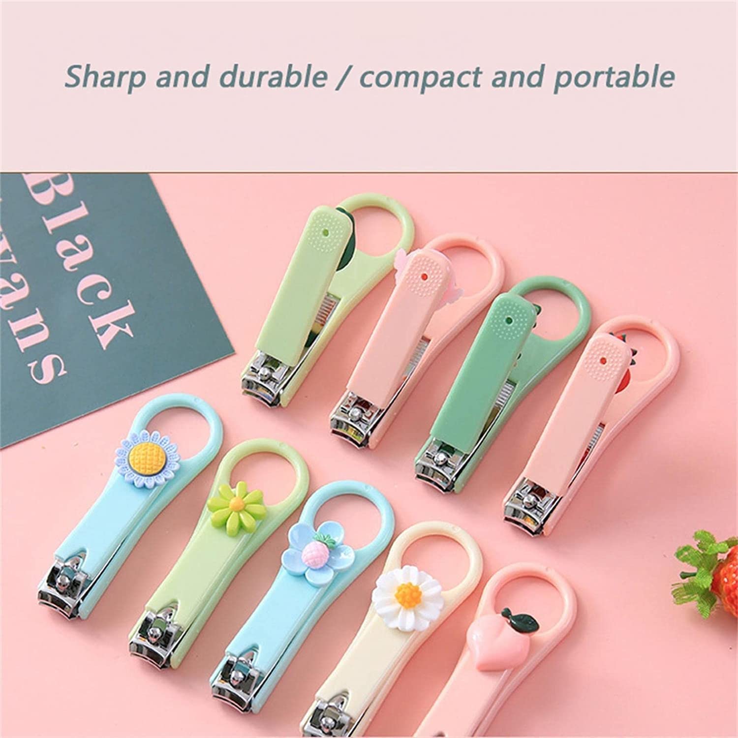 Cute Mini Cartoon Nail Clippers - Portable Manicure Scissors for Kids, Home & Travel Nail Care Tool | Perfect for Baby Care, Travel Essentials & Home Grooming Kits