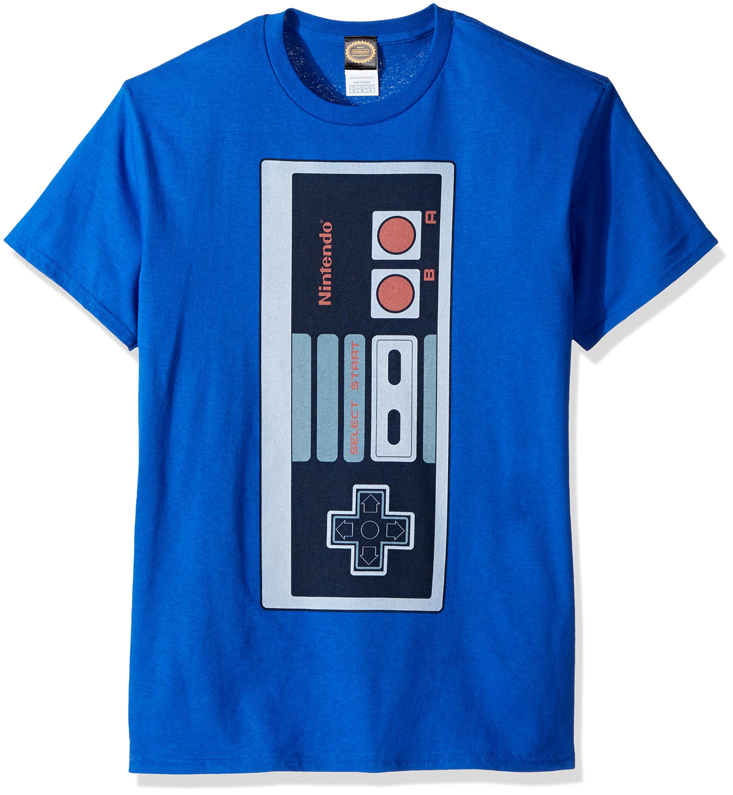 Nintendo Men's Big Controller Graphic T-Shirt - Comfortable Gaming Tee for Casual Wear & Video Game Enthusiasts