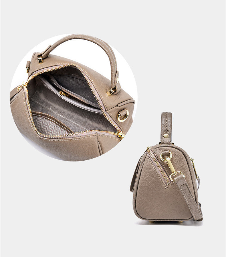 Minimalist Small Boston Bag - Stylish & Compact Crossbody Shoulder Bag for Women & Men | Perfect for Travel, Work & Everyday Use
